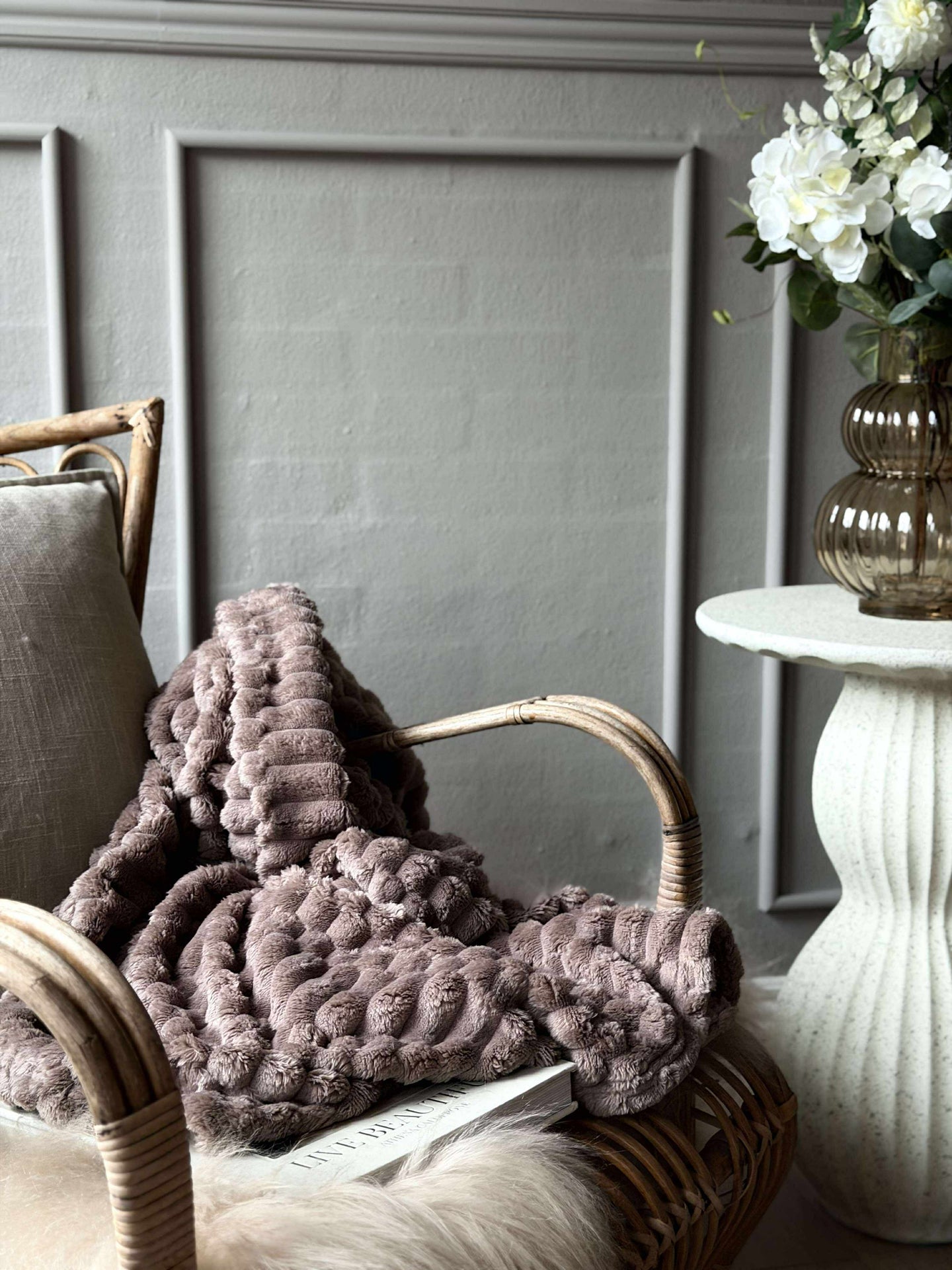 Pledd SUPER SOFT - Taupe