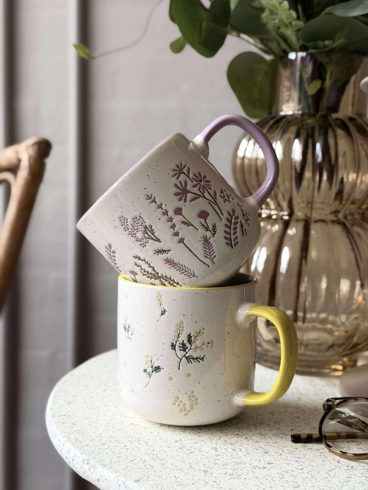 Krus med blomster  - MIX