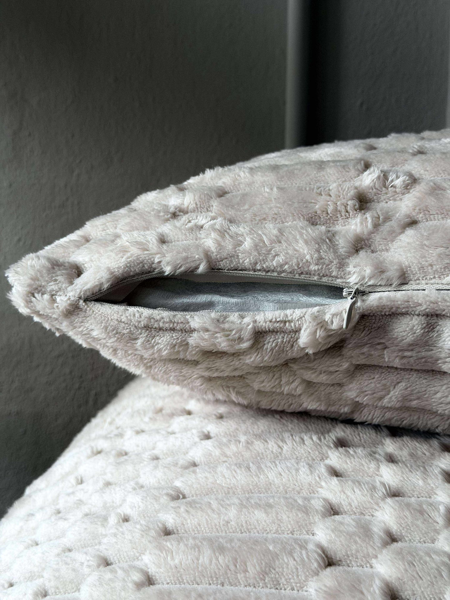 Pute med fyll - Sand