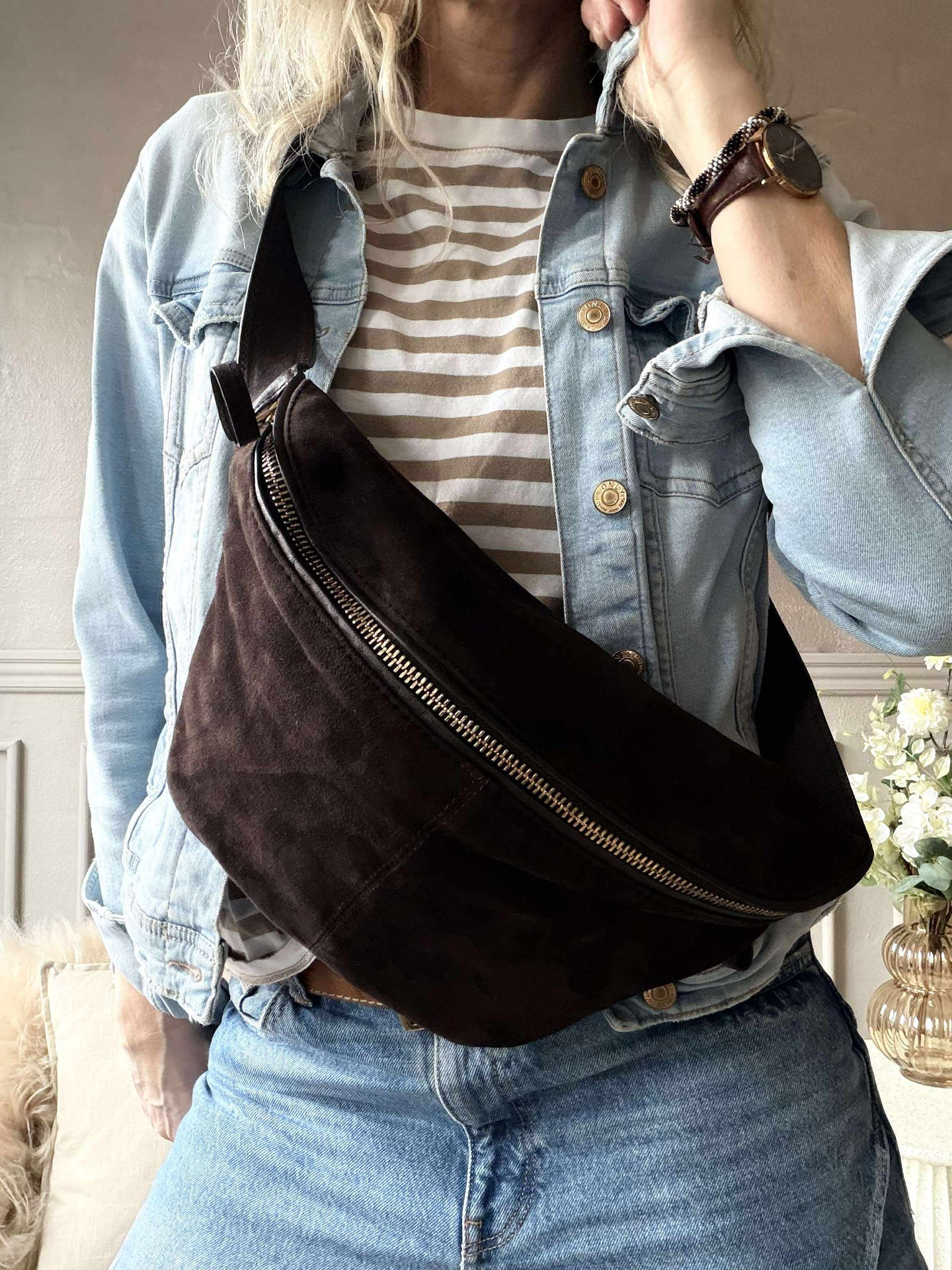 Bumbag Julia Ruskinn - Dark coffee