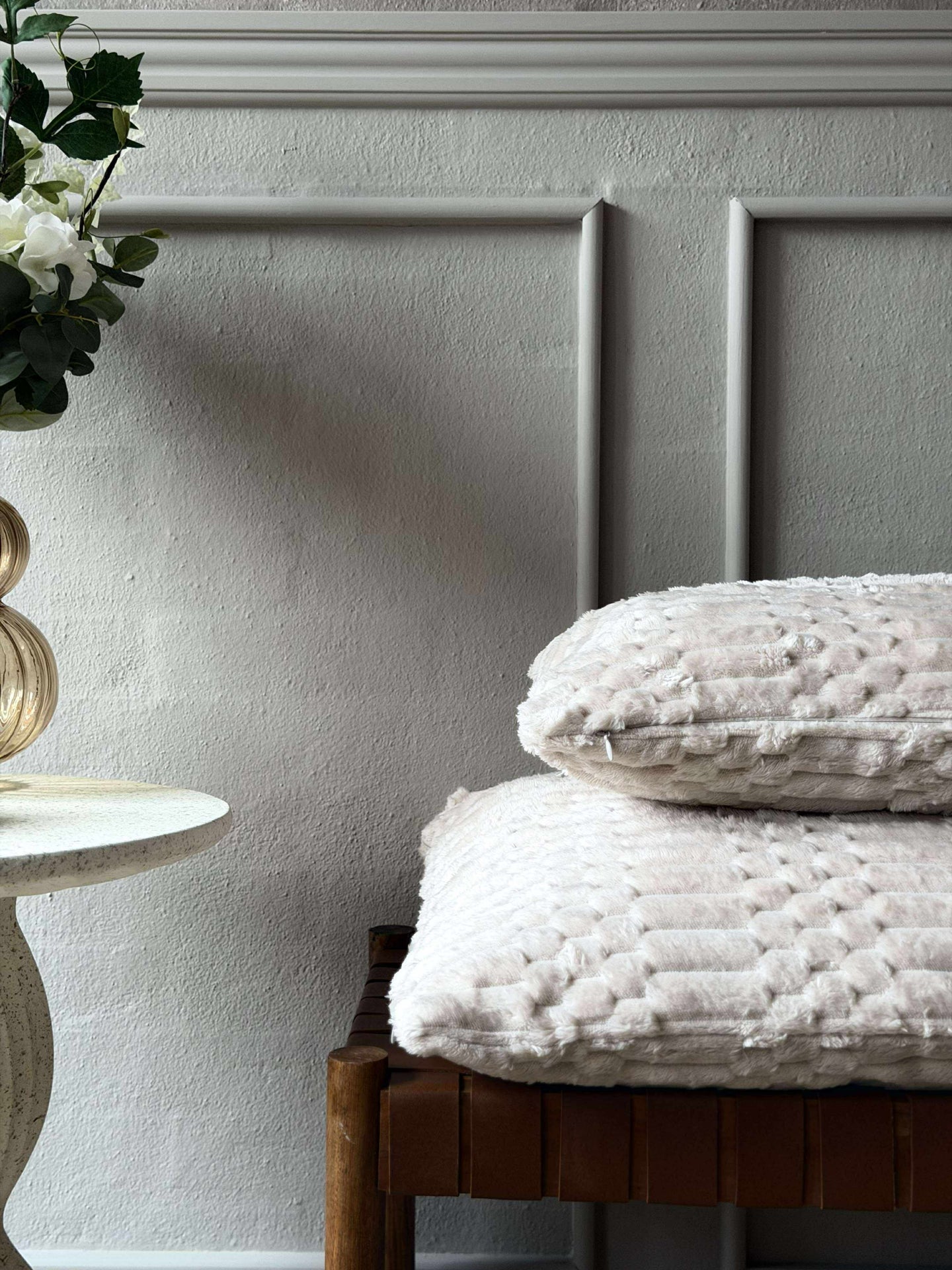 Pute med fyll - Sand