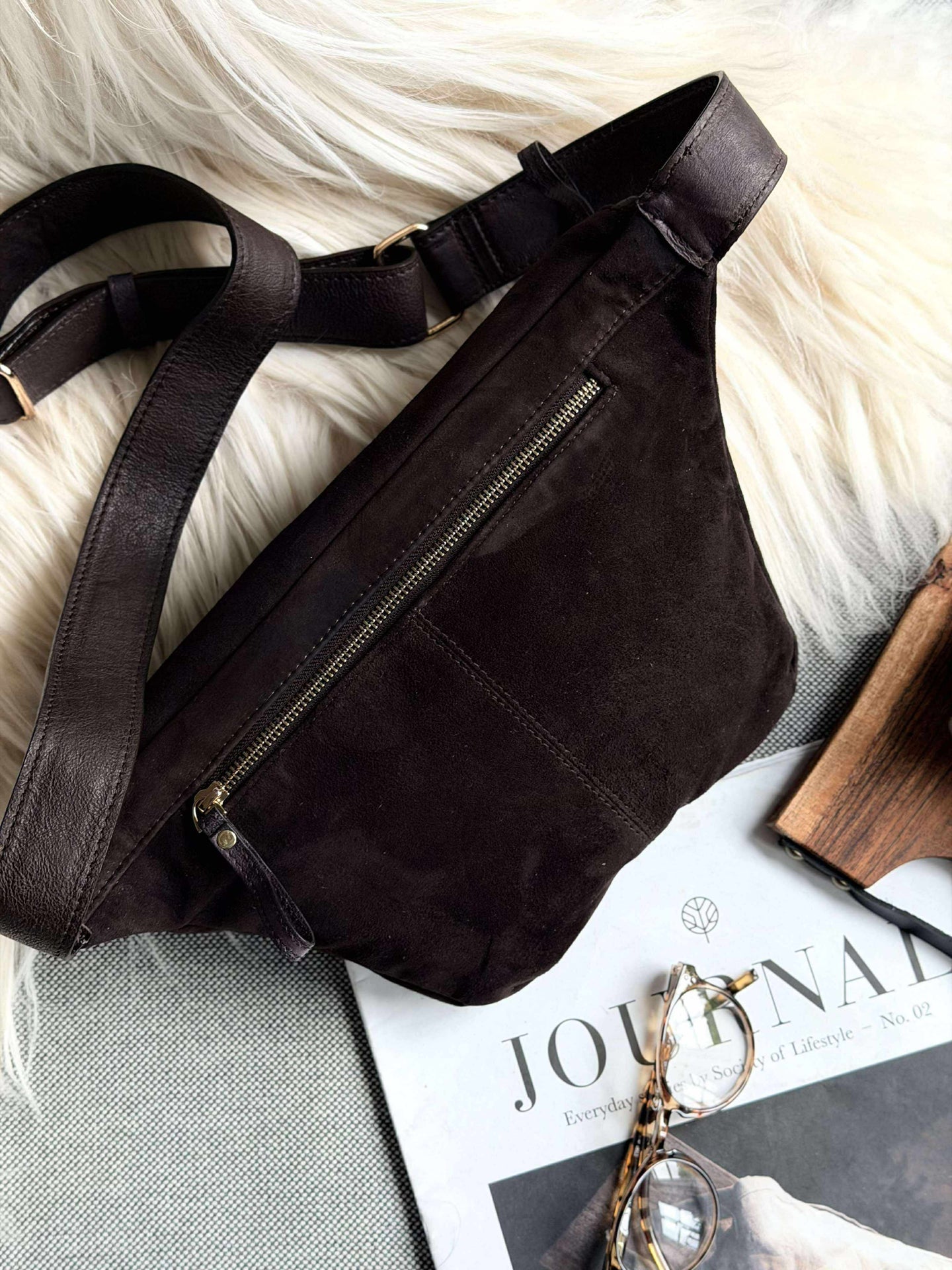 Bumbag Julia Ruskinn - Dark coffee
