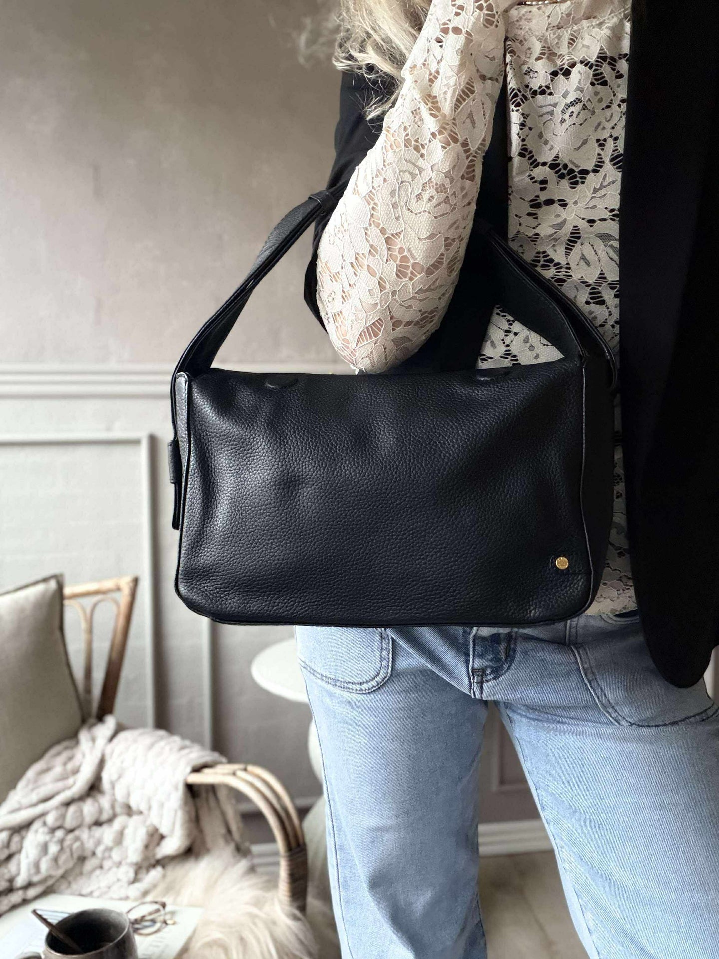 Skulderveske Dalia - Svart