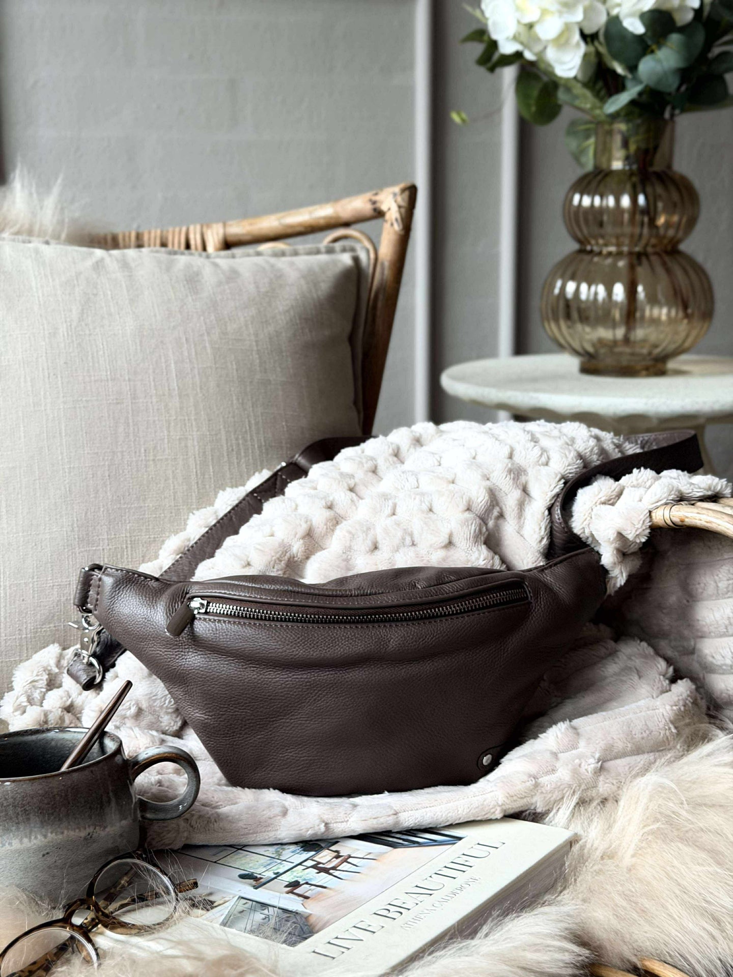 Bumbag Aura - Dark taupe