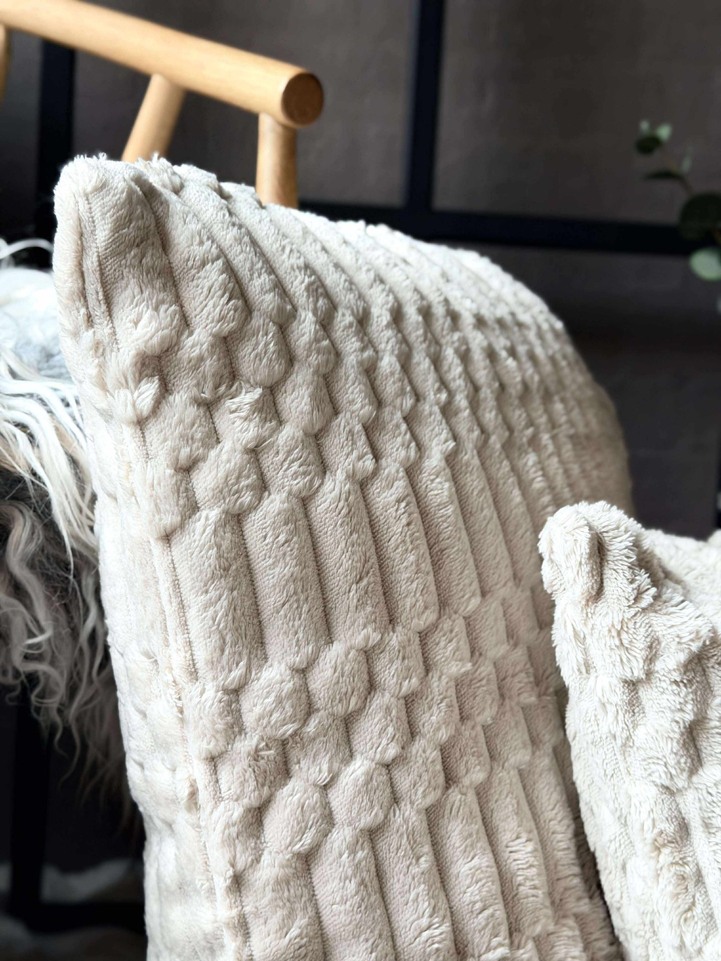 Pute med fyll - Sand