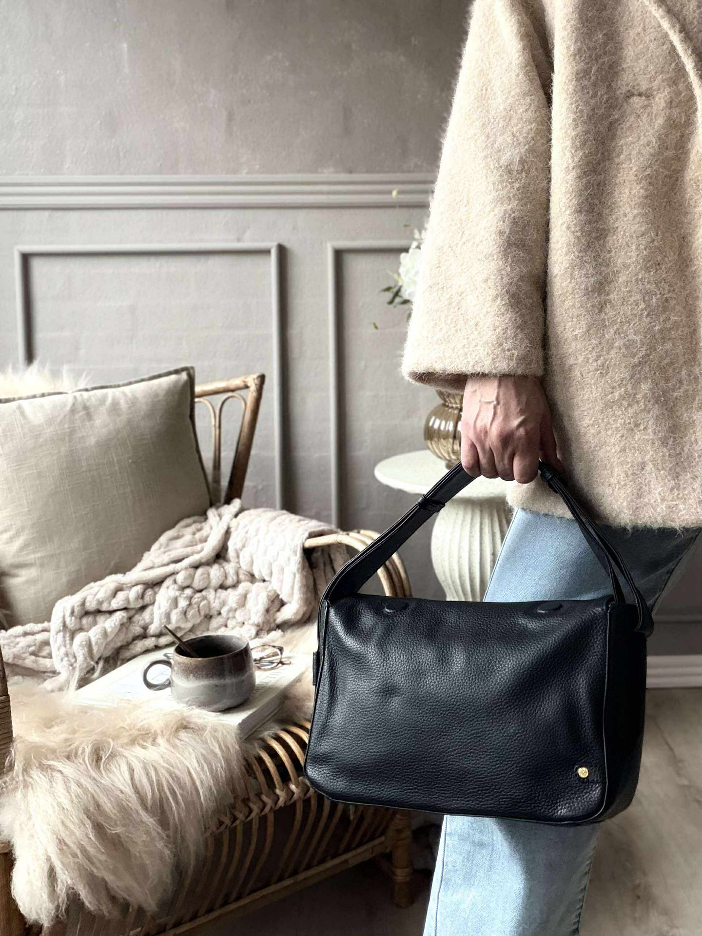 Skulderveske Dalia - Svart