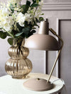 Bordlampe Retro - Beige / gull