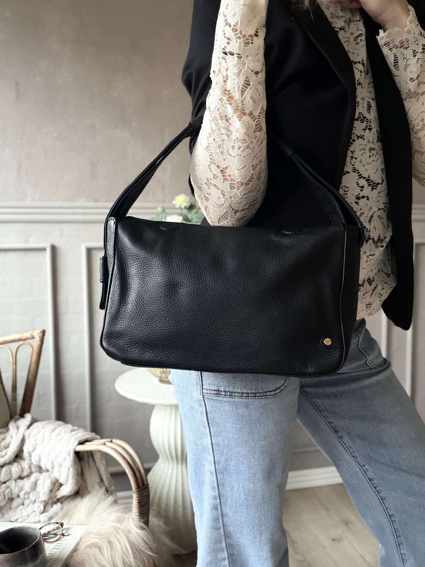 Skulderveske Dalia - Svart