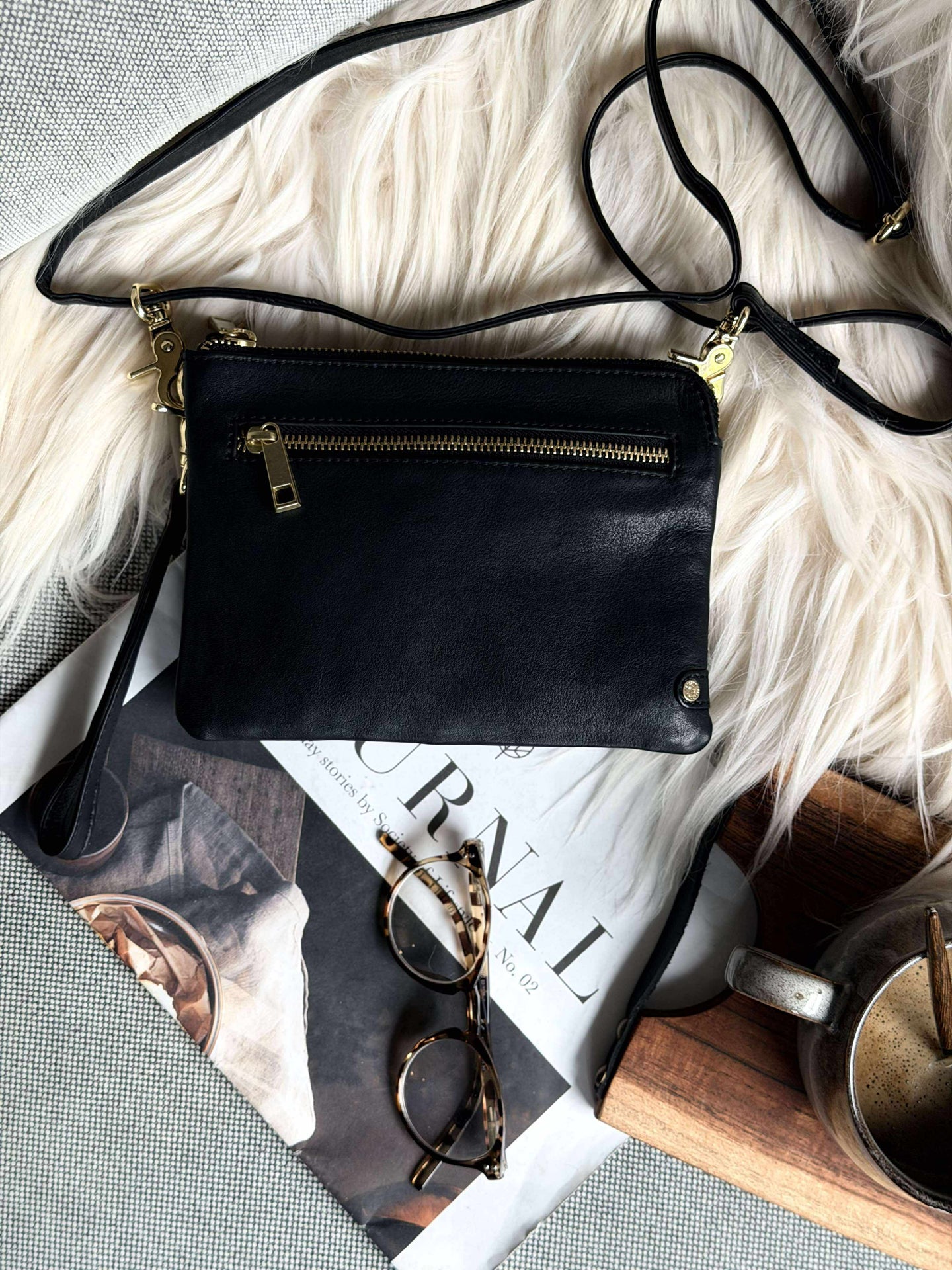 Veske Selma - Svart / Gull