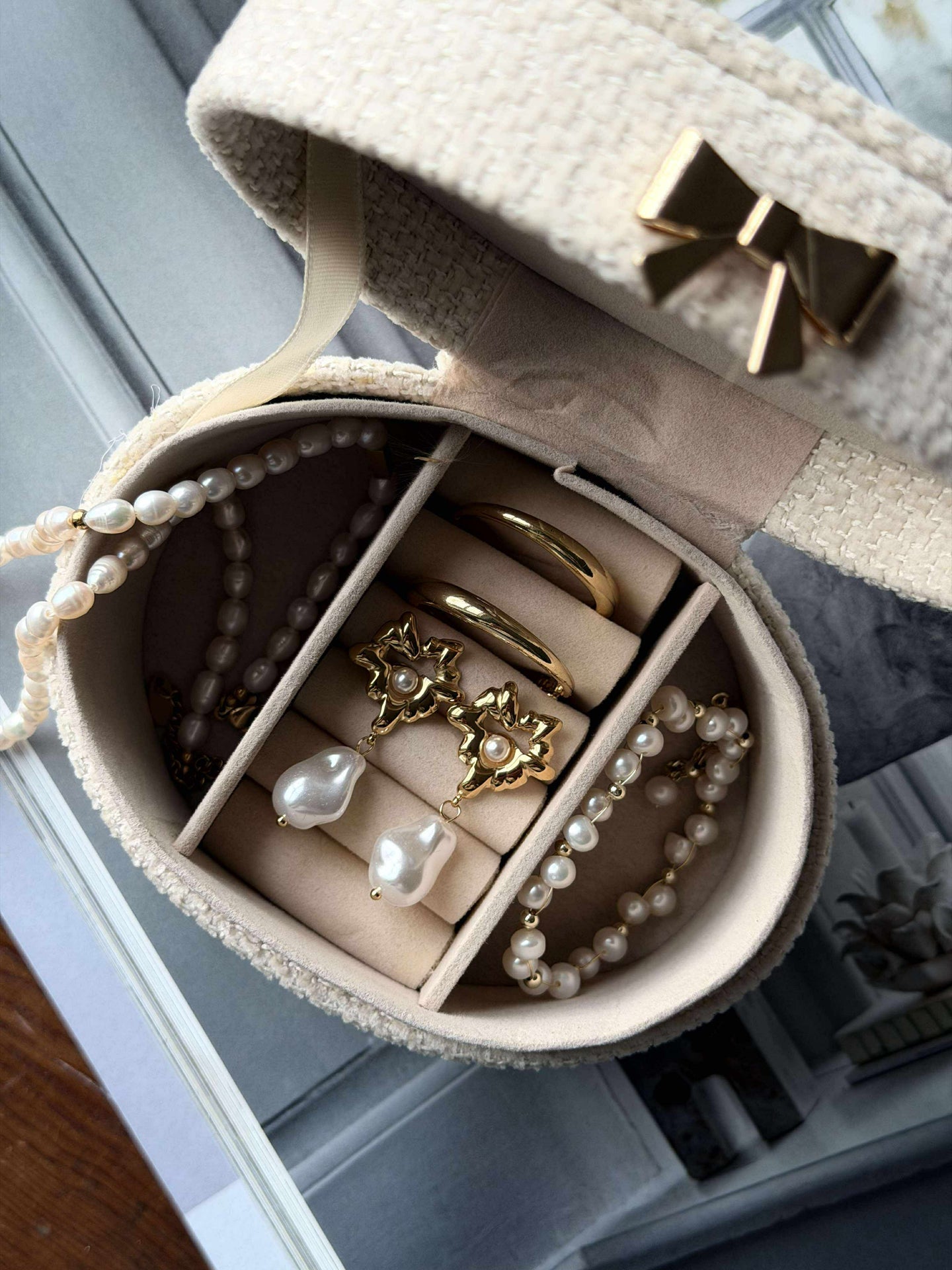 Øredobber Misty 18K forgylt