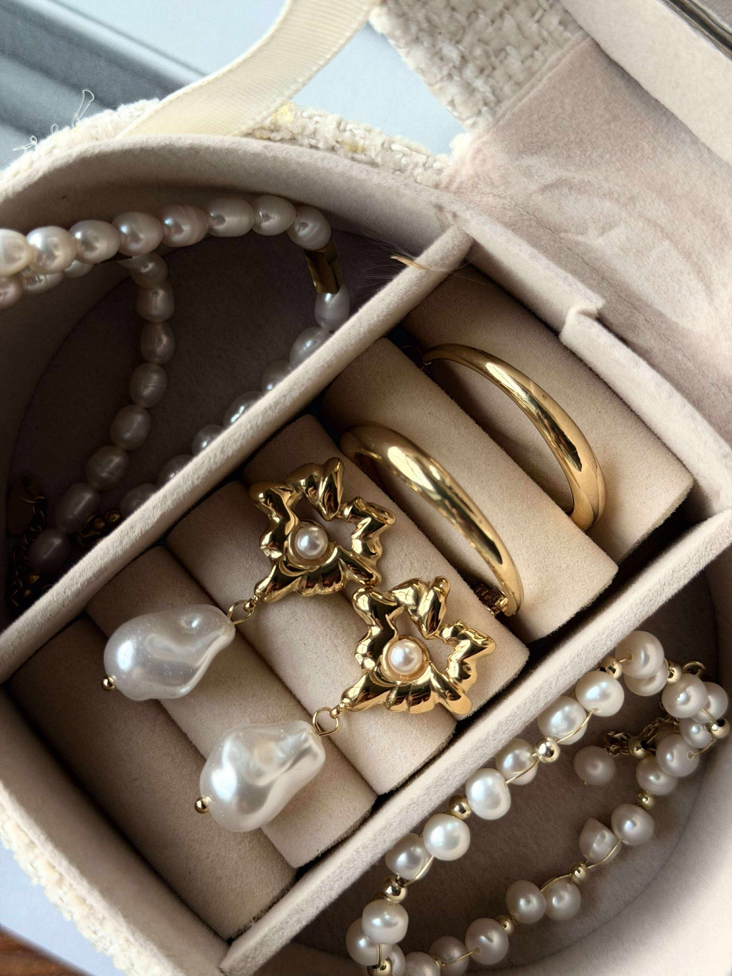 Øredobber Misty 18K forgylt