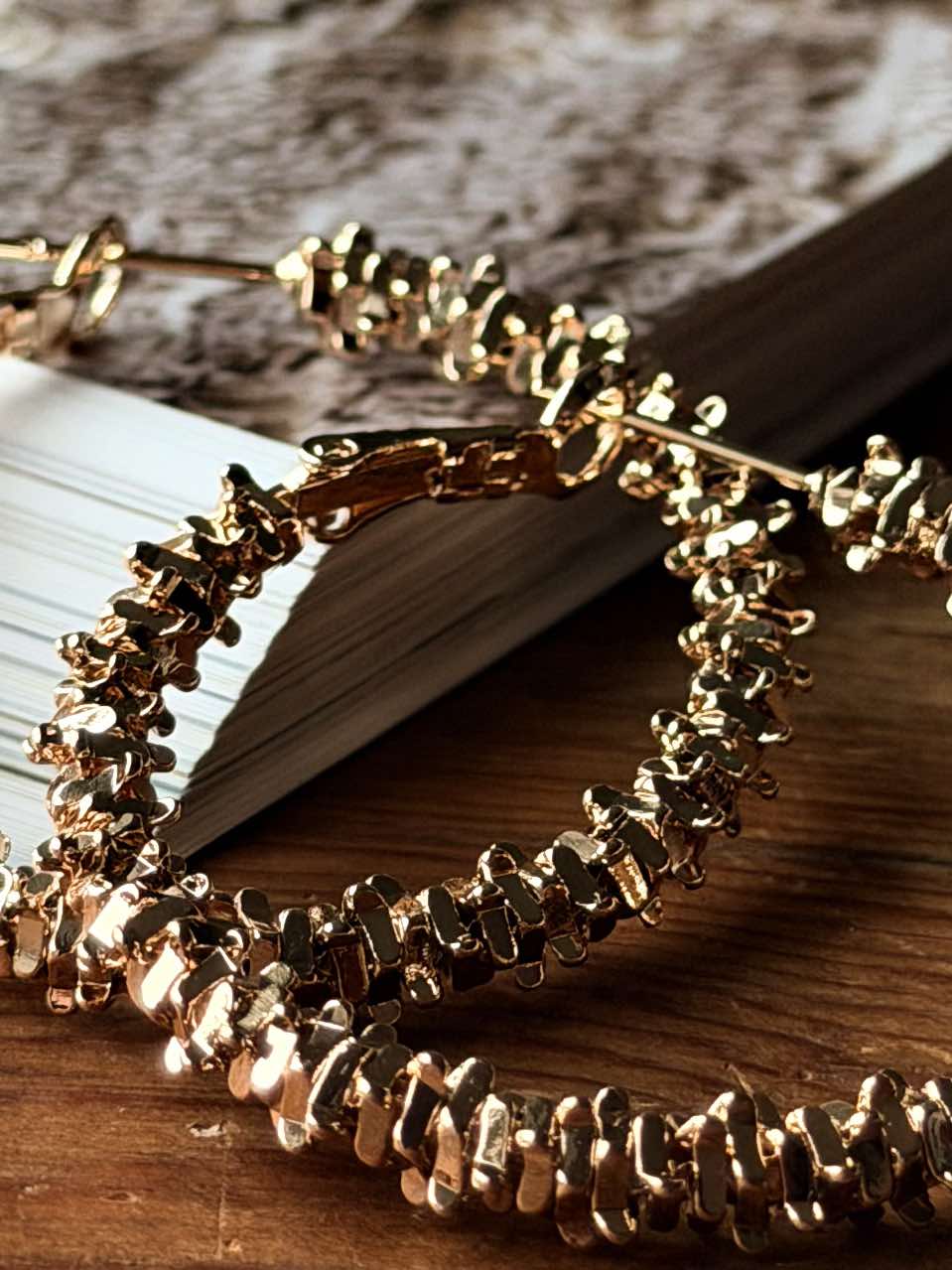 Øreringer INA Hoops Small - 18K forgylt