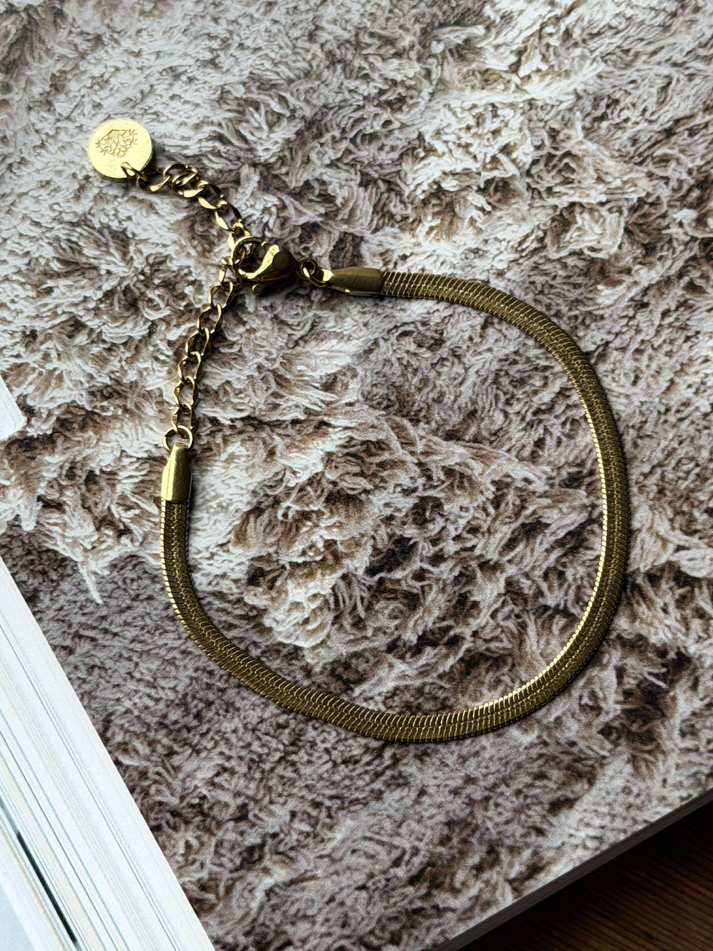 Armbånd Mira - gullbelagt