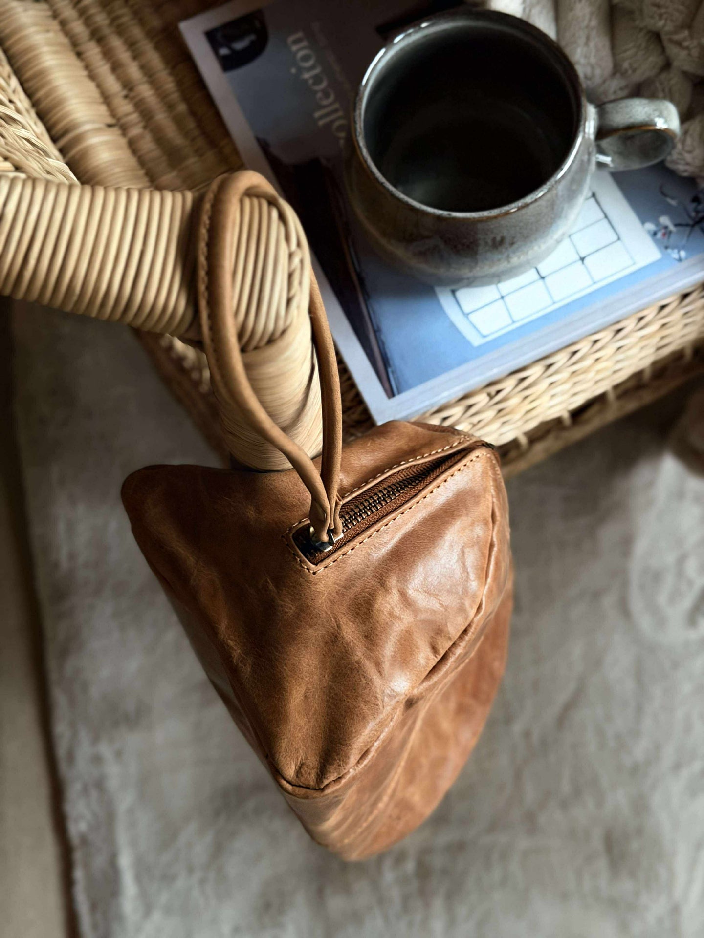 Toalettmappe Nora - New Cognac