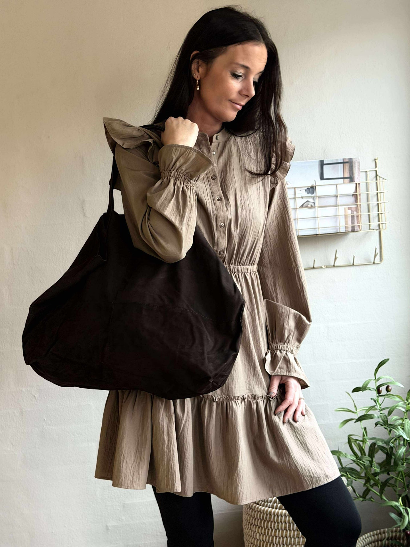 Shopper Julia Ruskind - Dark coffee