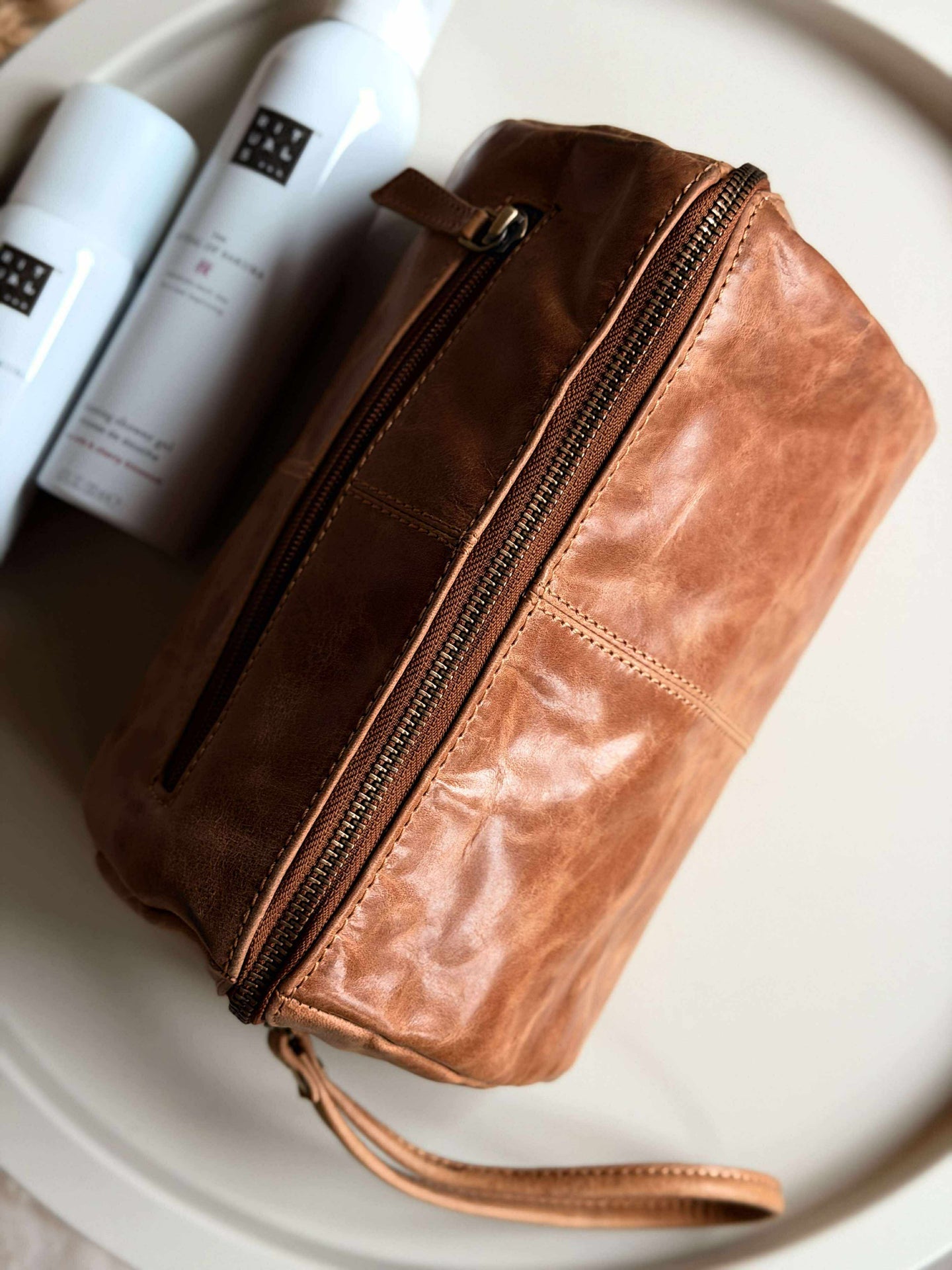 Toalettmappe Nora - New Cognac