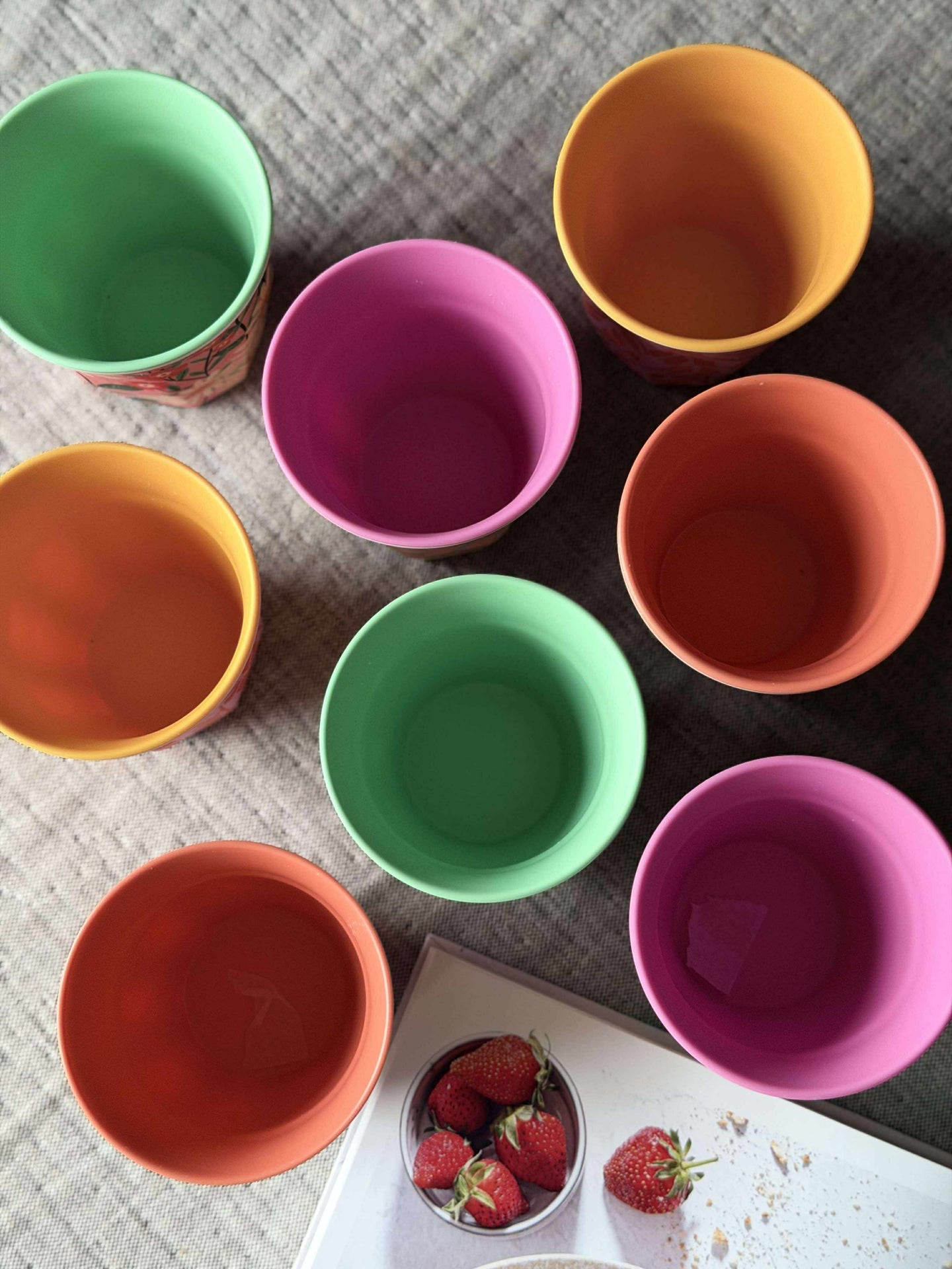 Kopp blomst Melamin - Mix