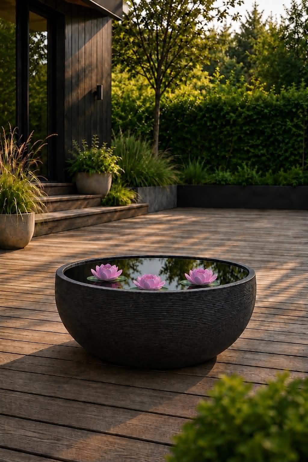Speilbasseng black garden