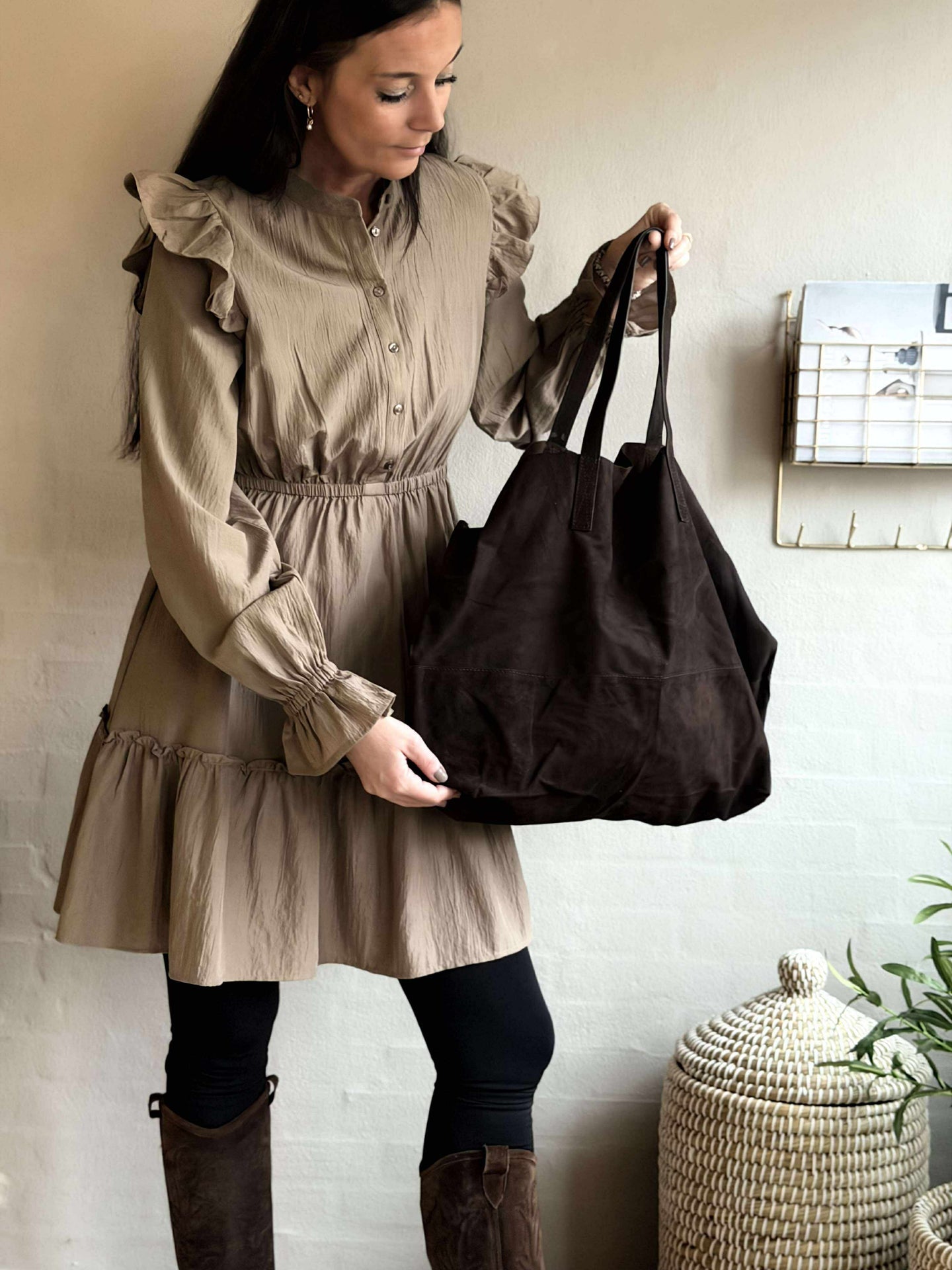 Shopper Julia Ruskind - Dark coffee