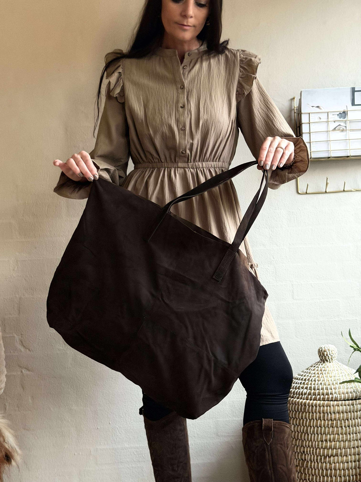 Shopper Julia Ruskind - Dark coffee