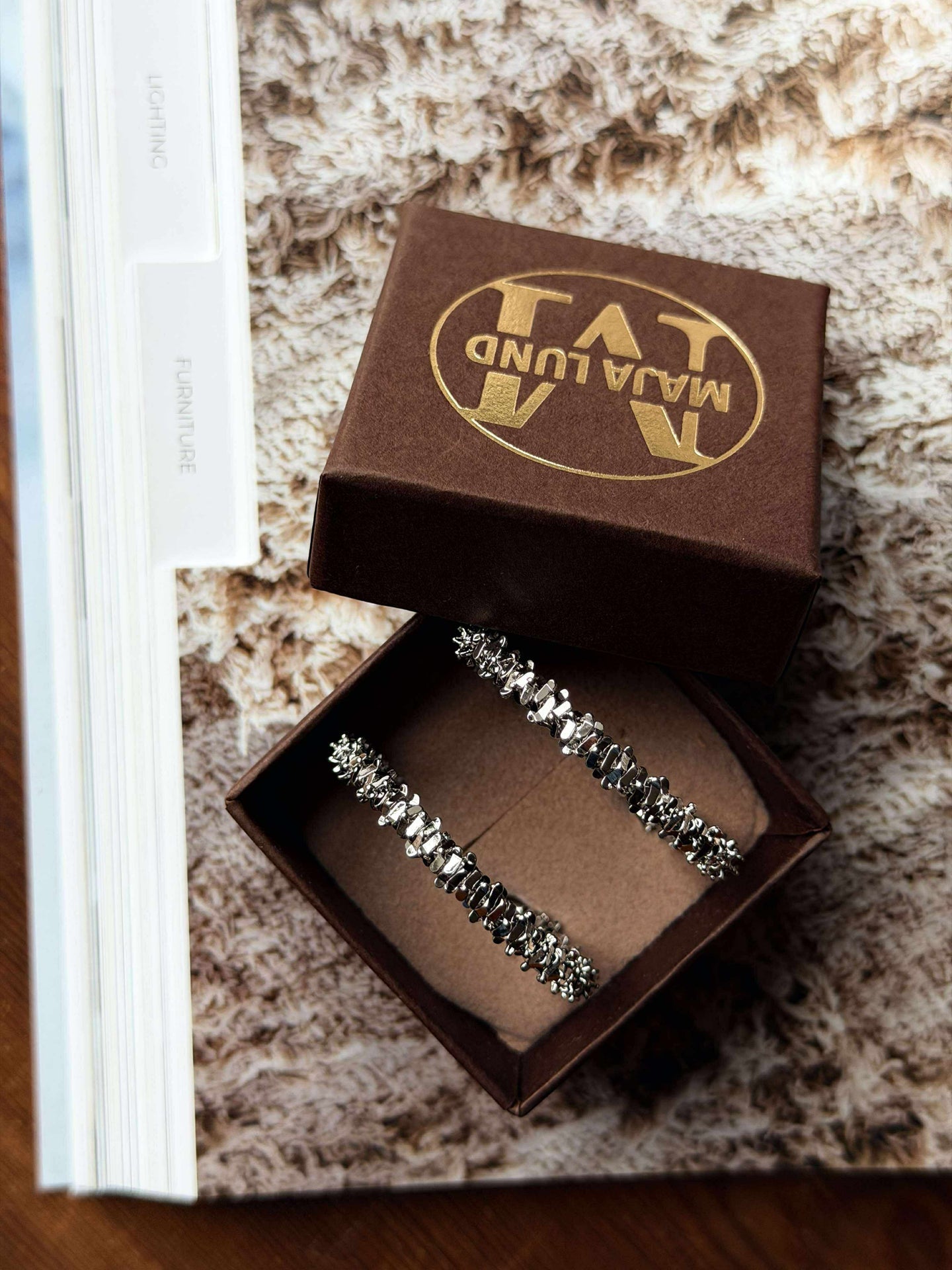 Øredobber INA Små - sølvbelagt