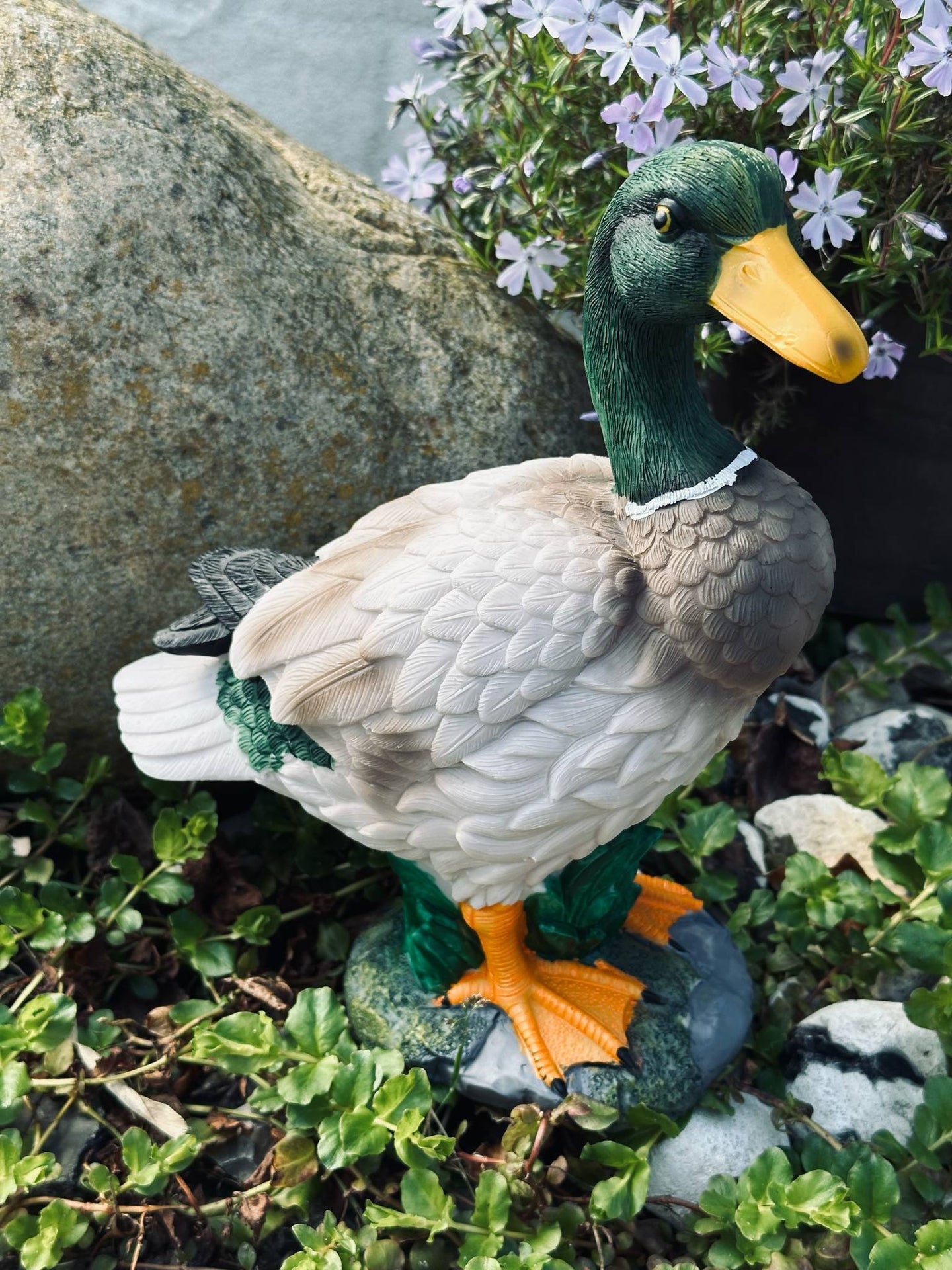 Hagefigur And - Grønn