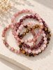 Armbånd Mollie – Natur / Rose-miks