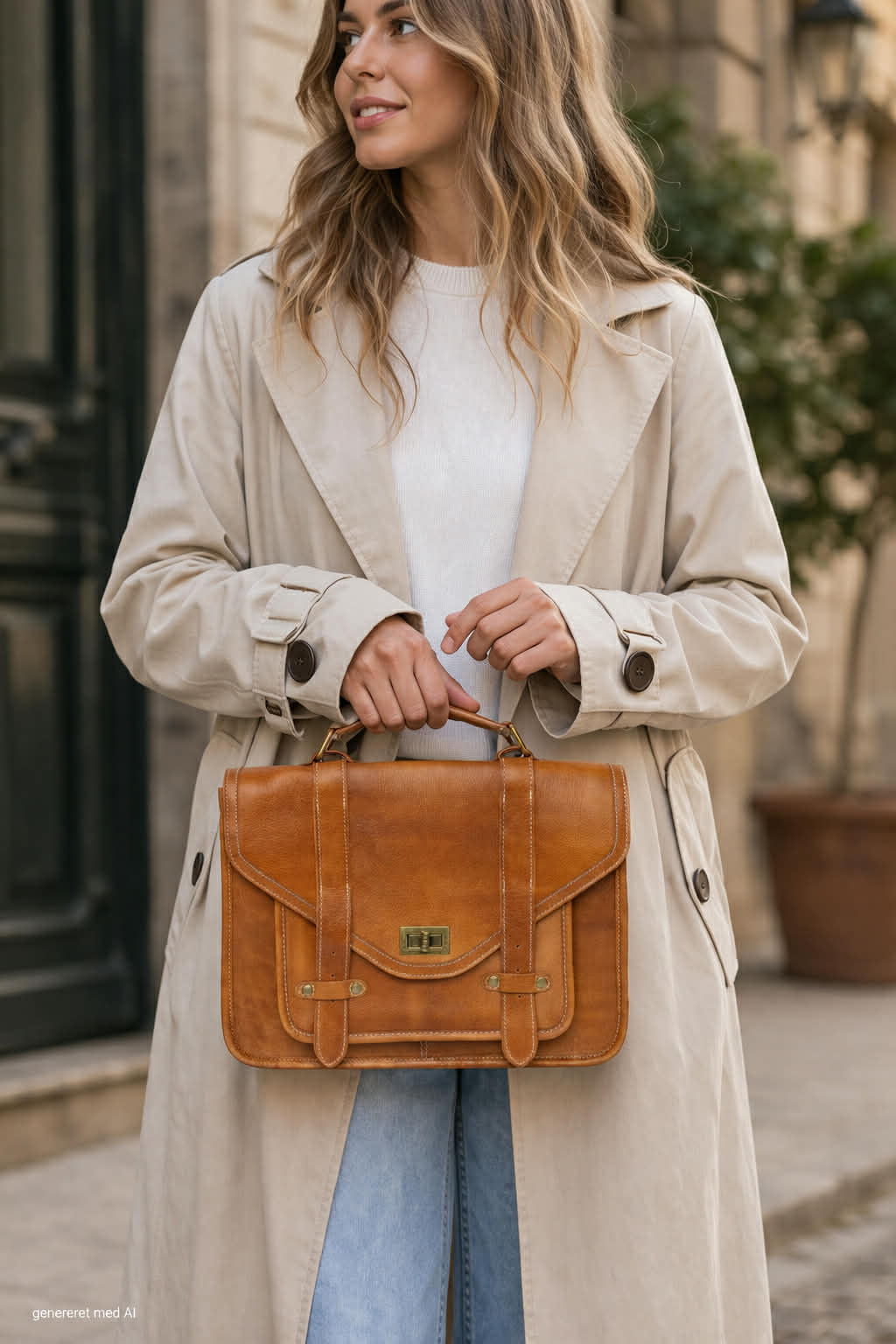 Veske Hallie – Cognac
