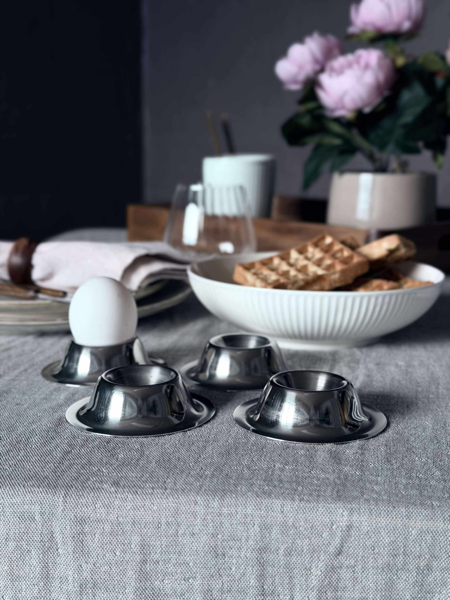 Eggebeger 4 stk - Rustfritt stål