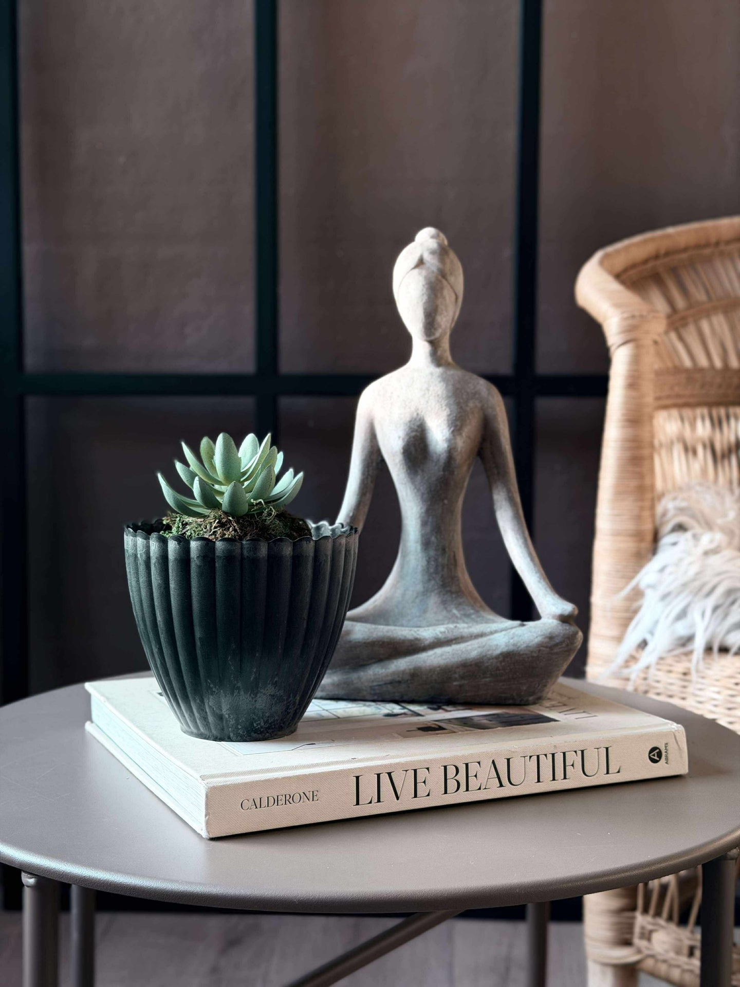 Blomst sukkulent moskule