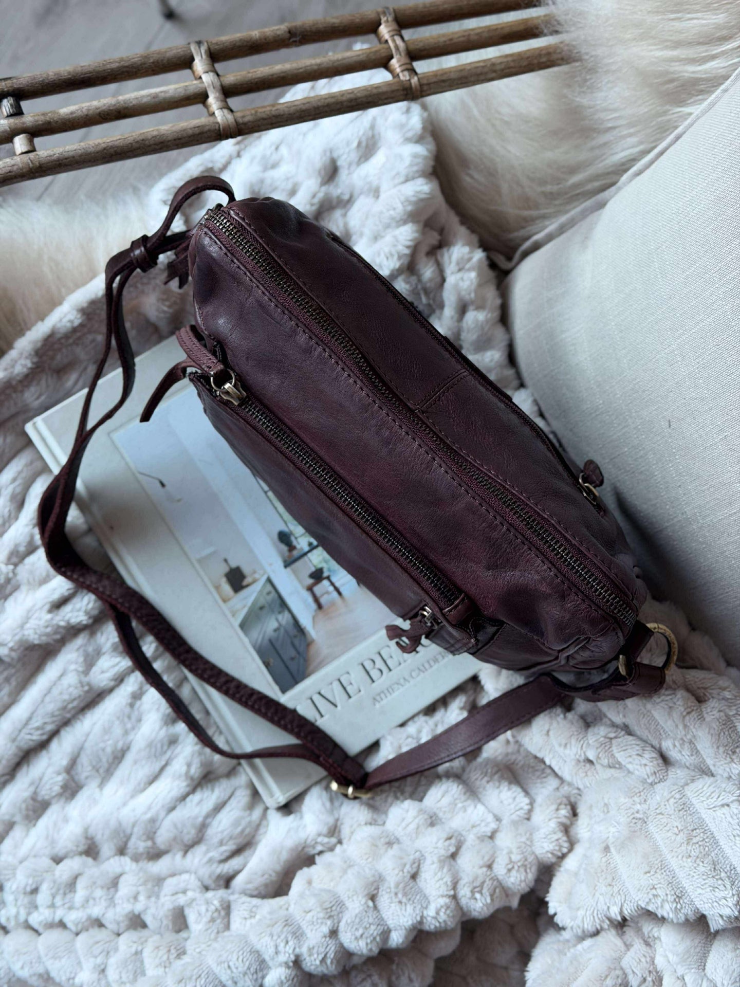 Crossbody Raw Boheme Big – Brown