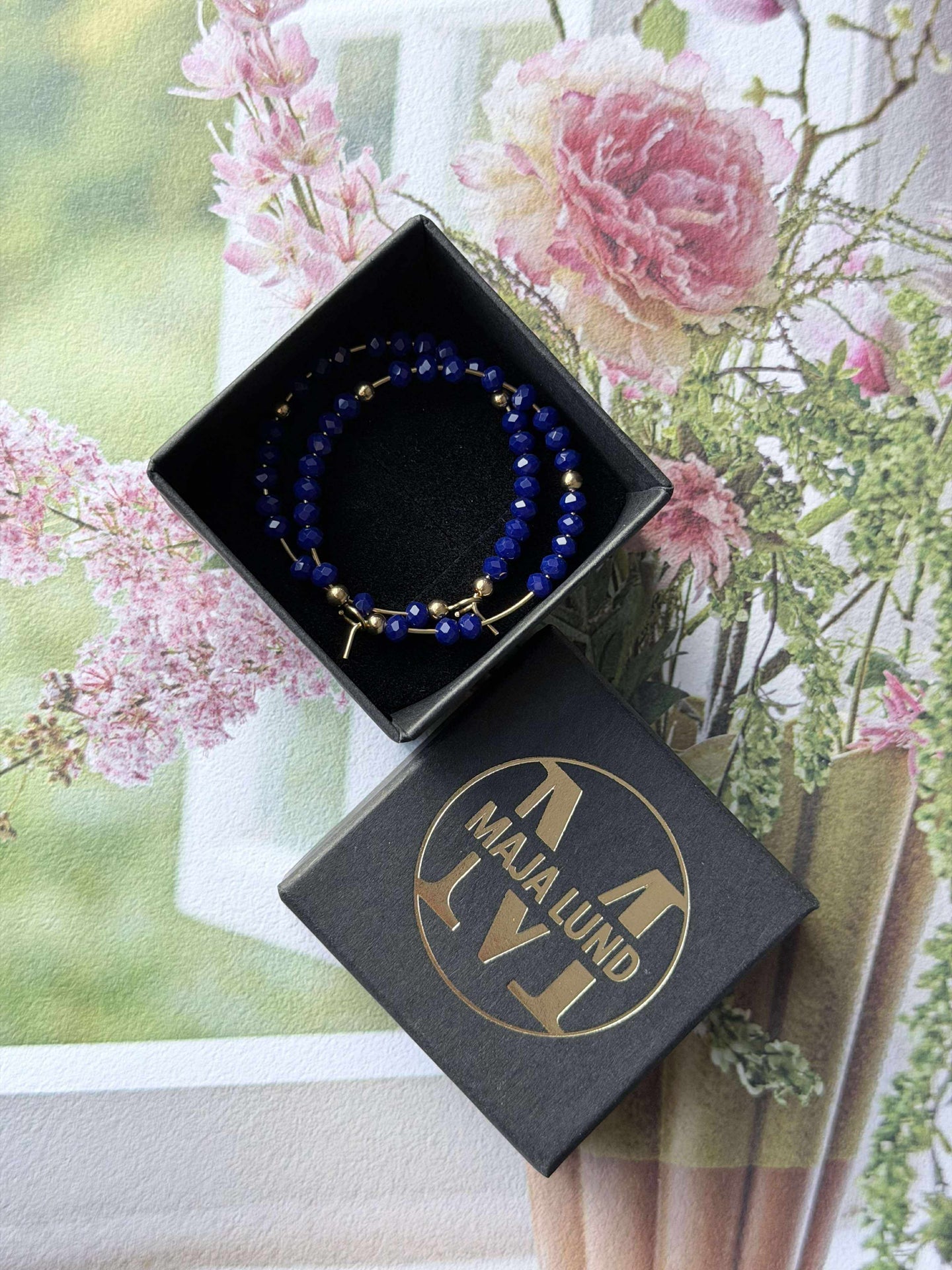 Øreringer Merle – Royal Blue