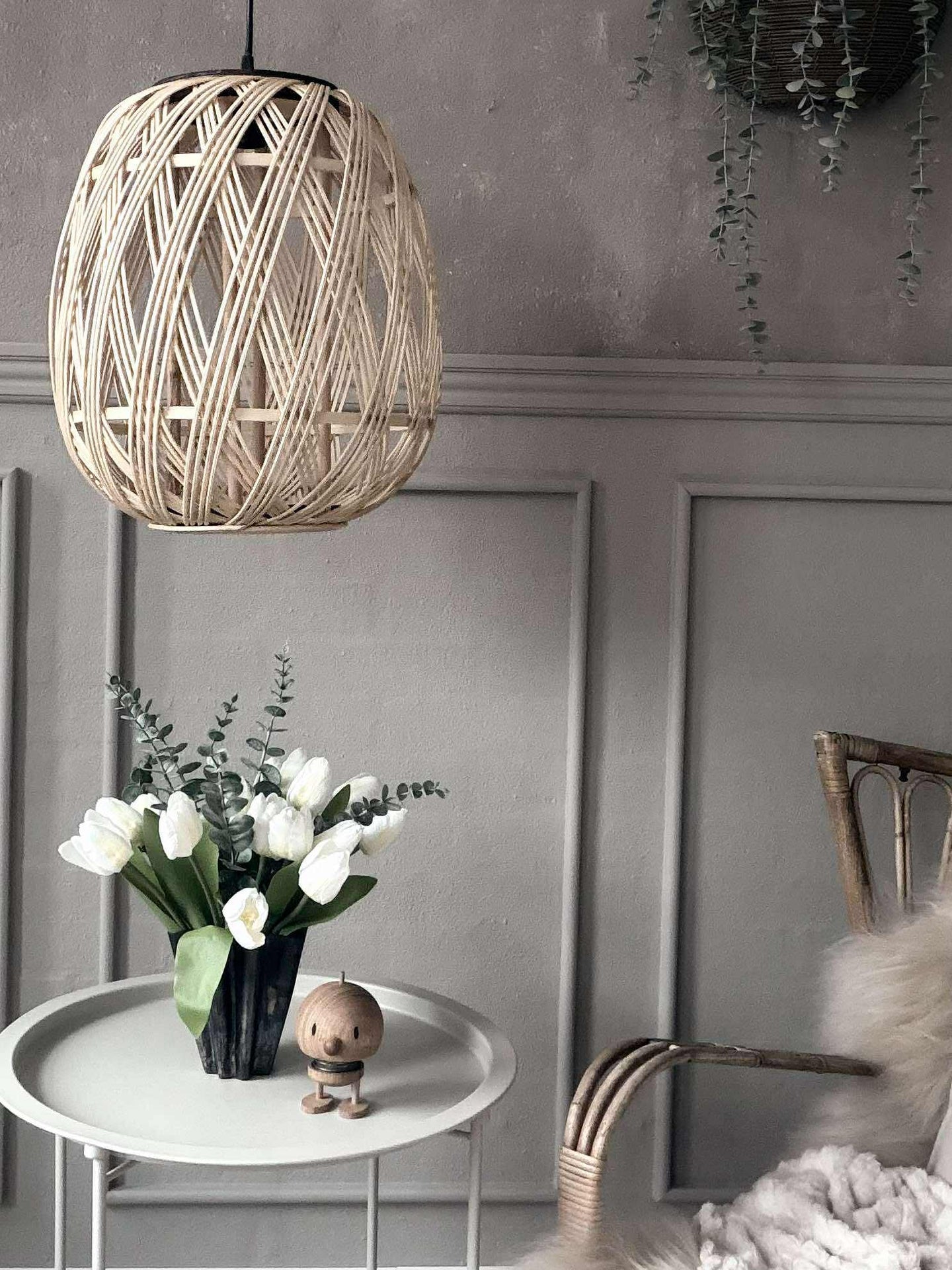 Lampe Rattan - Dia 35 cm