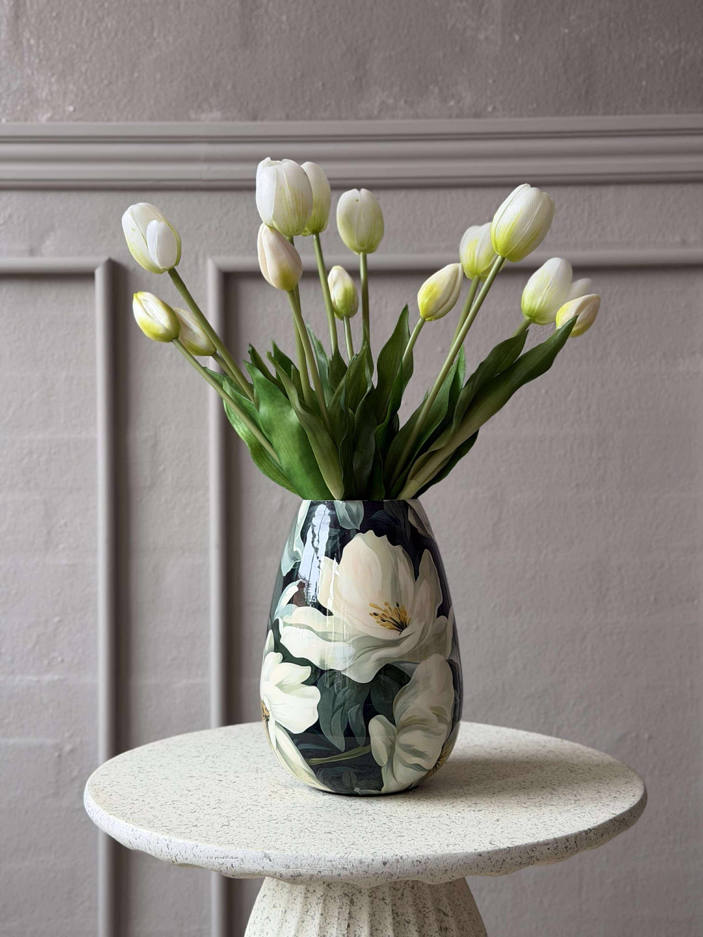 Vase - Flower print 20 cm