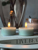LED JUMBO Telys 2 stk - Mint voks