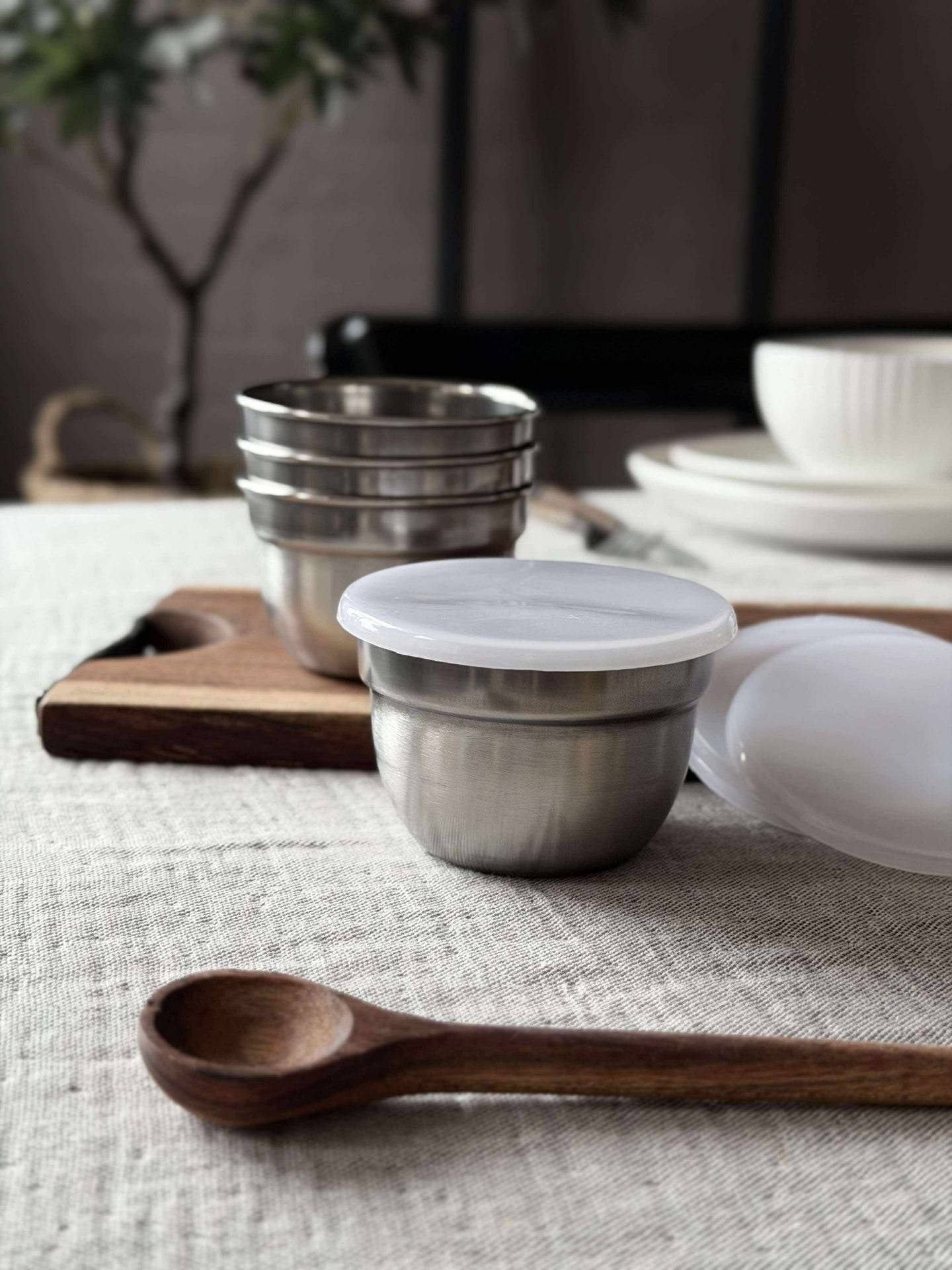 Boller 4 stk - Rustfritt stål