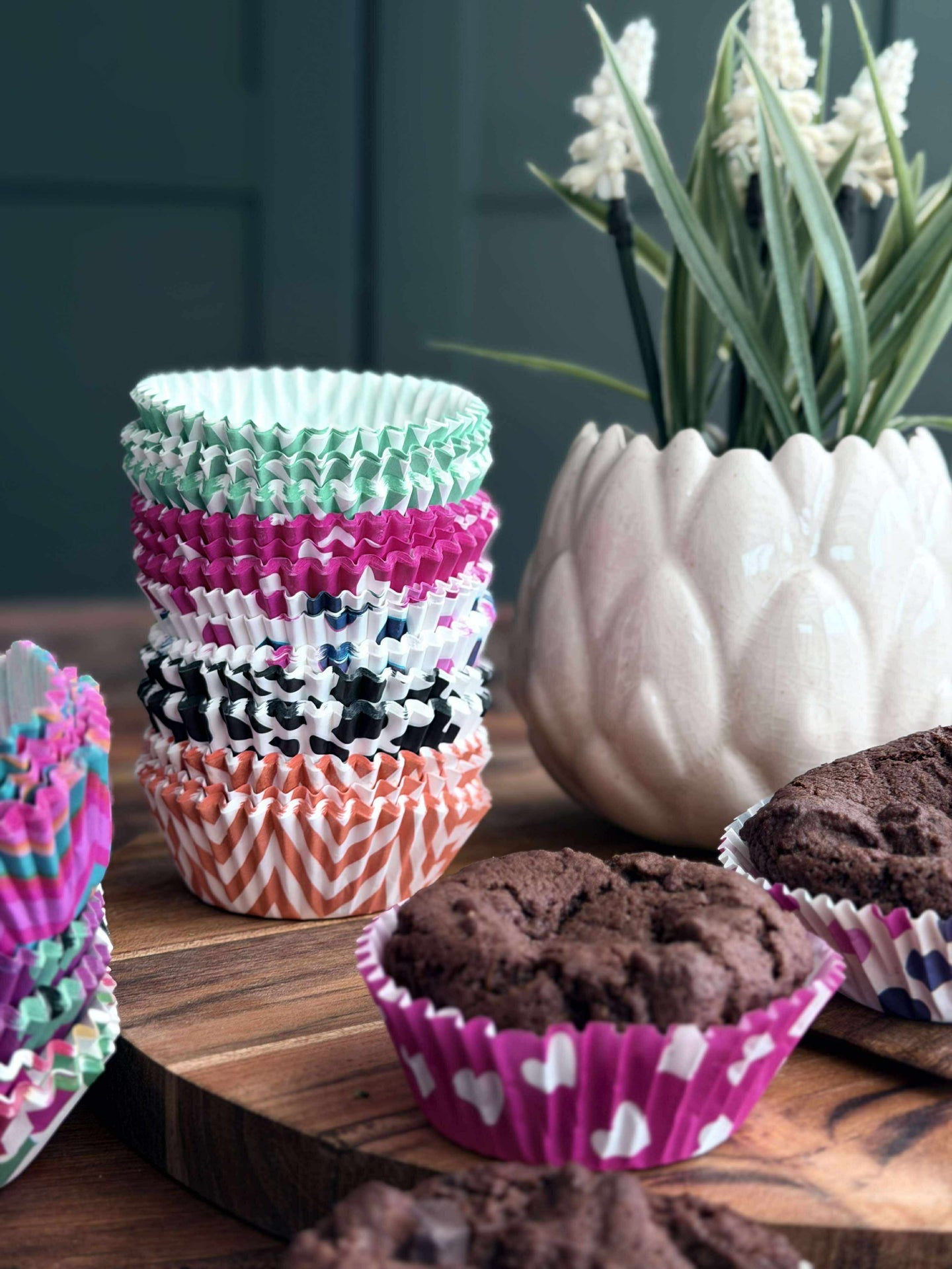 Muffinsformer 60 stk - Color mix