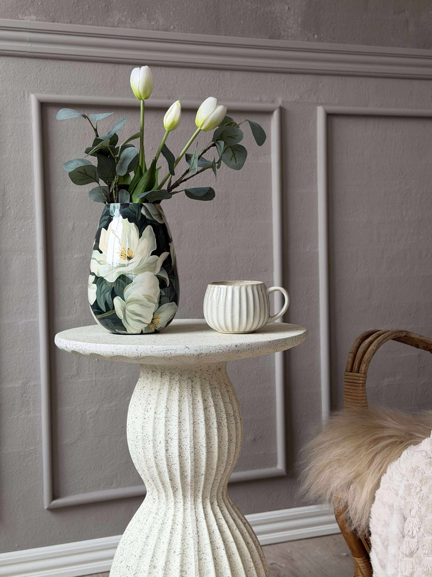 Vase - Flower print 20 cm