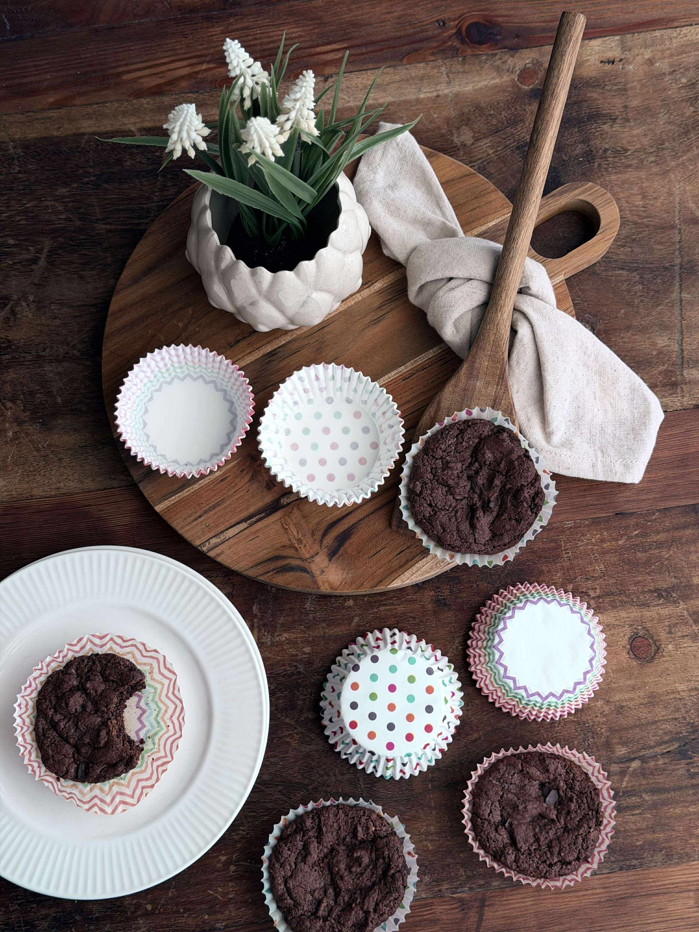 Muffinsformer 60 stk - Color mix