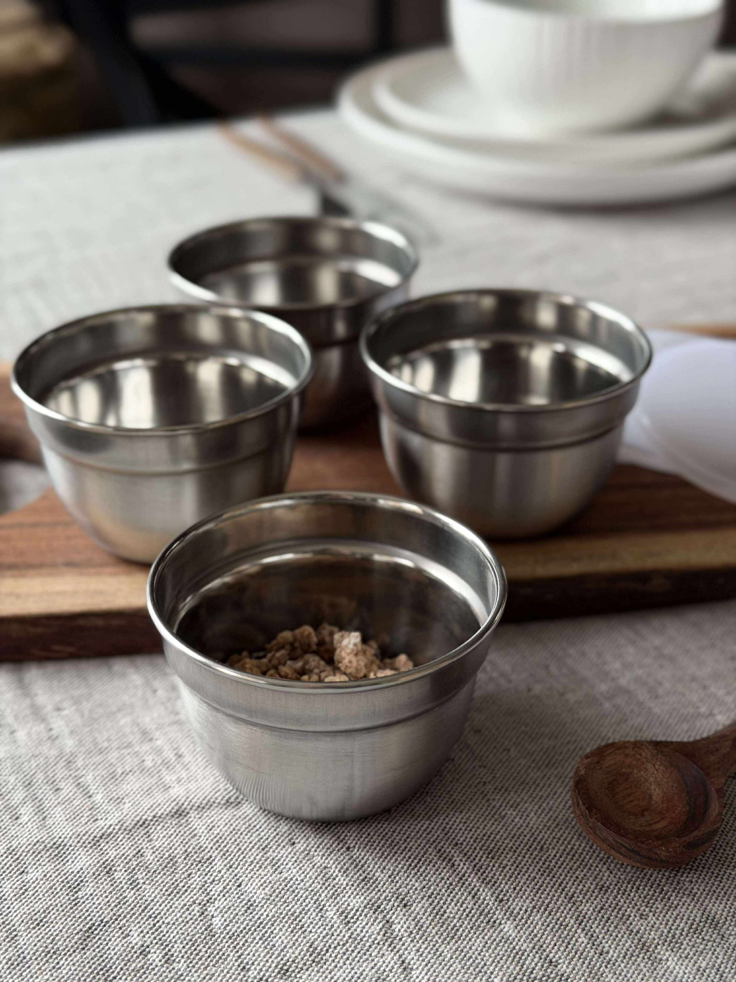 Boller 4 stk - Rustfritt stål