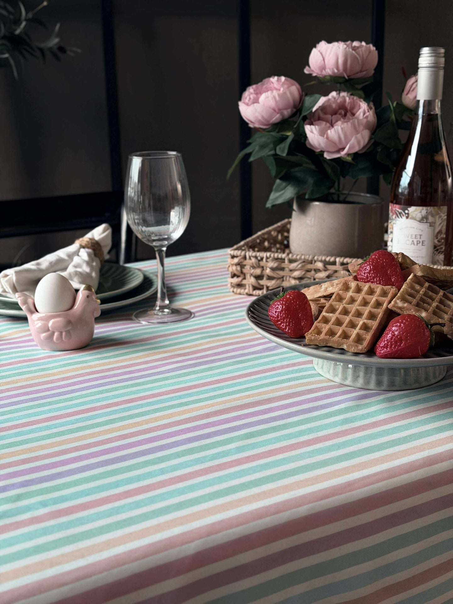 Duk - Pastellstriper