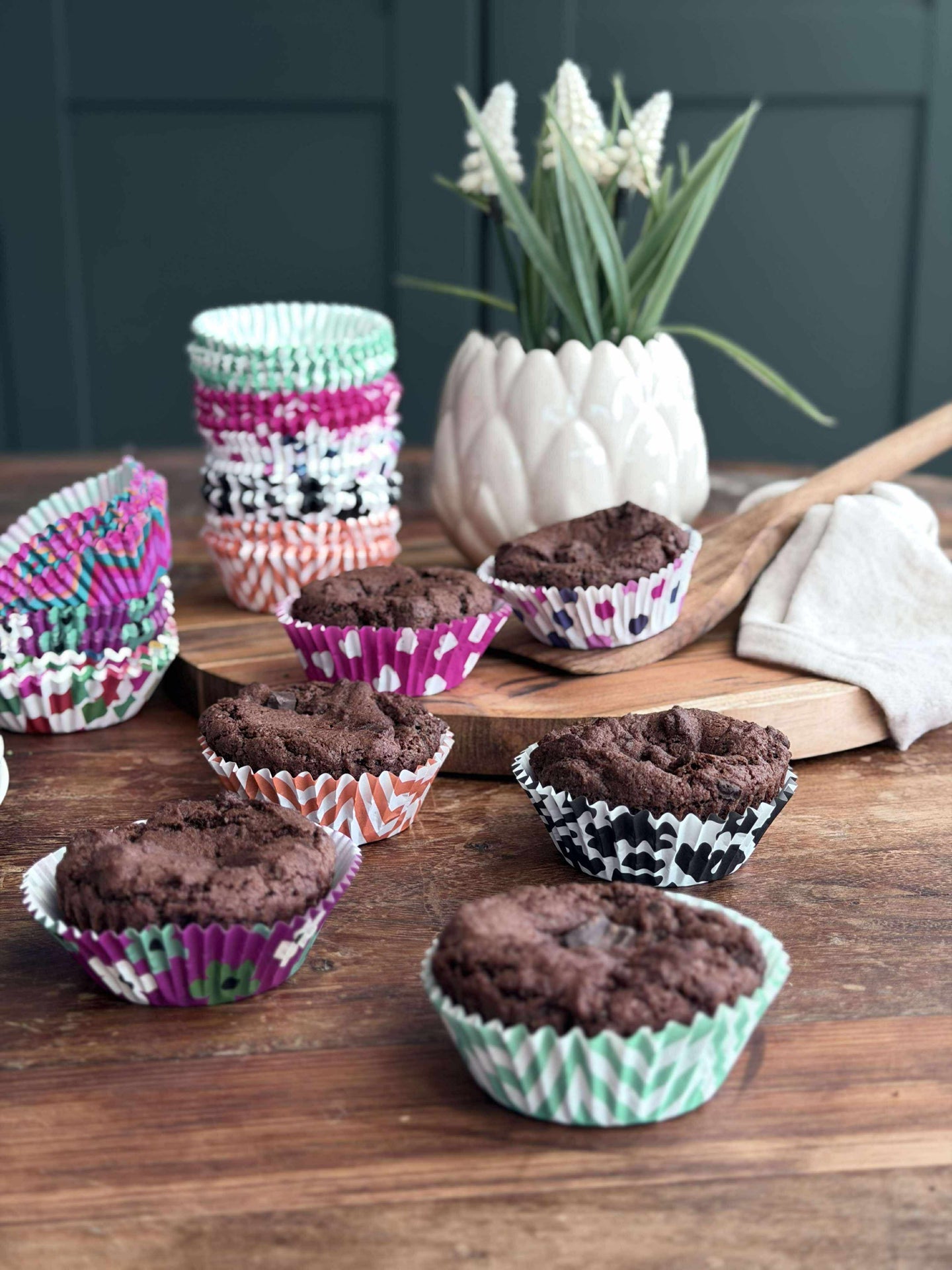Muffinsformer 60 stk - Color mix