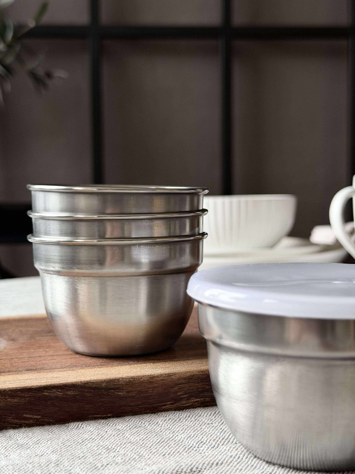 Boller 4 stk - Rustfritt stål