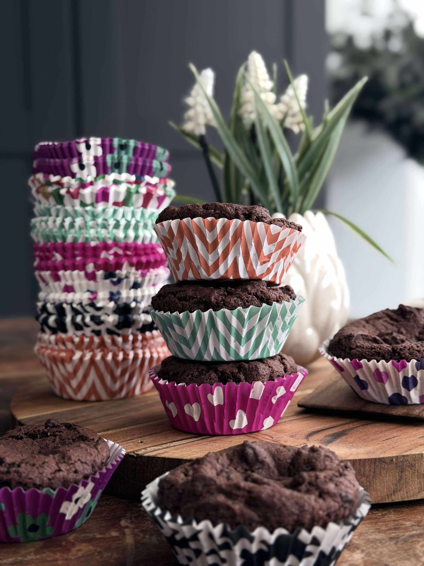 Muffinsformer 60 stk - Color mix
