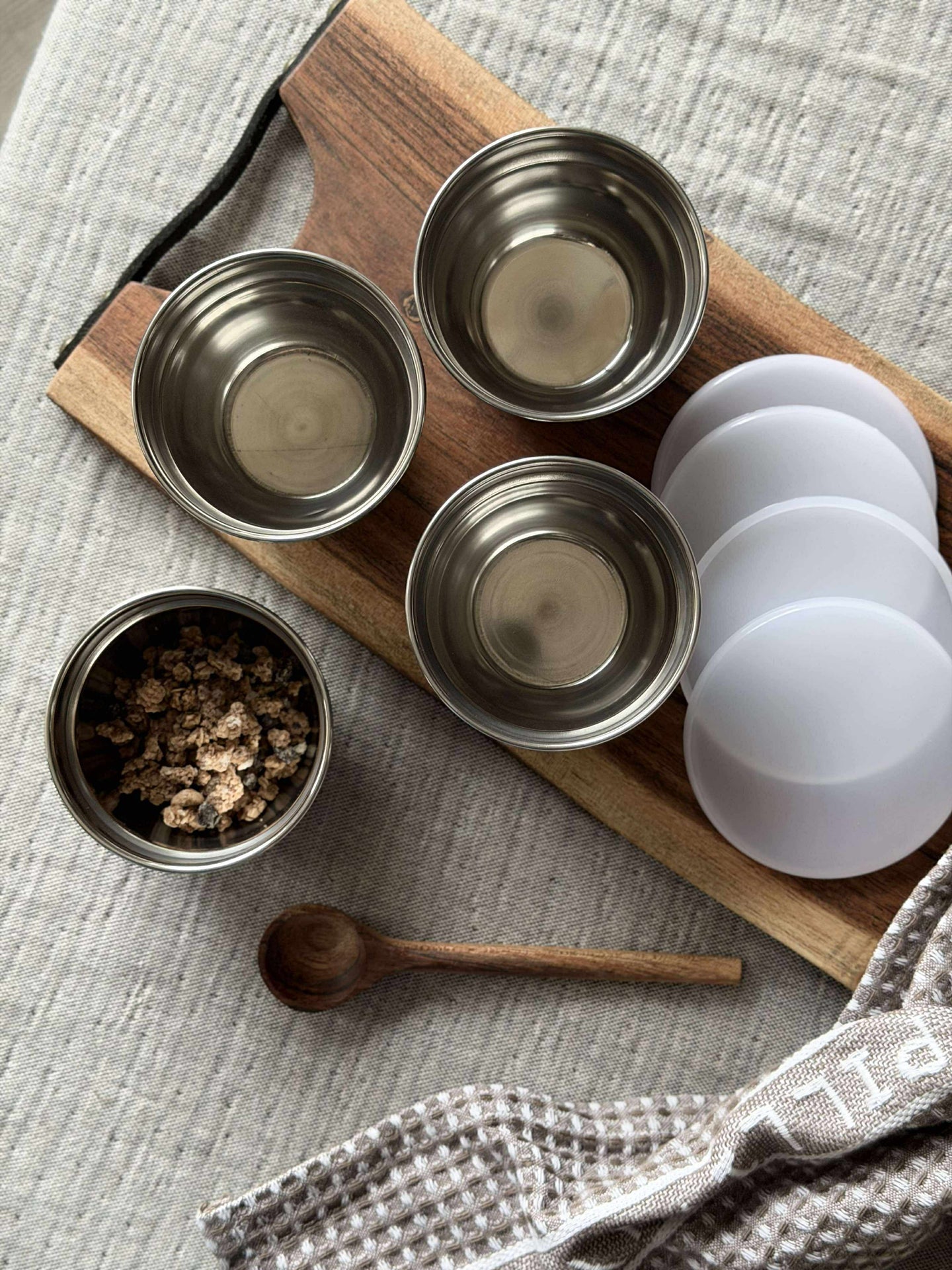 Boller 4 stk - Rustfritt stål