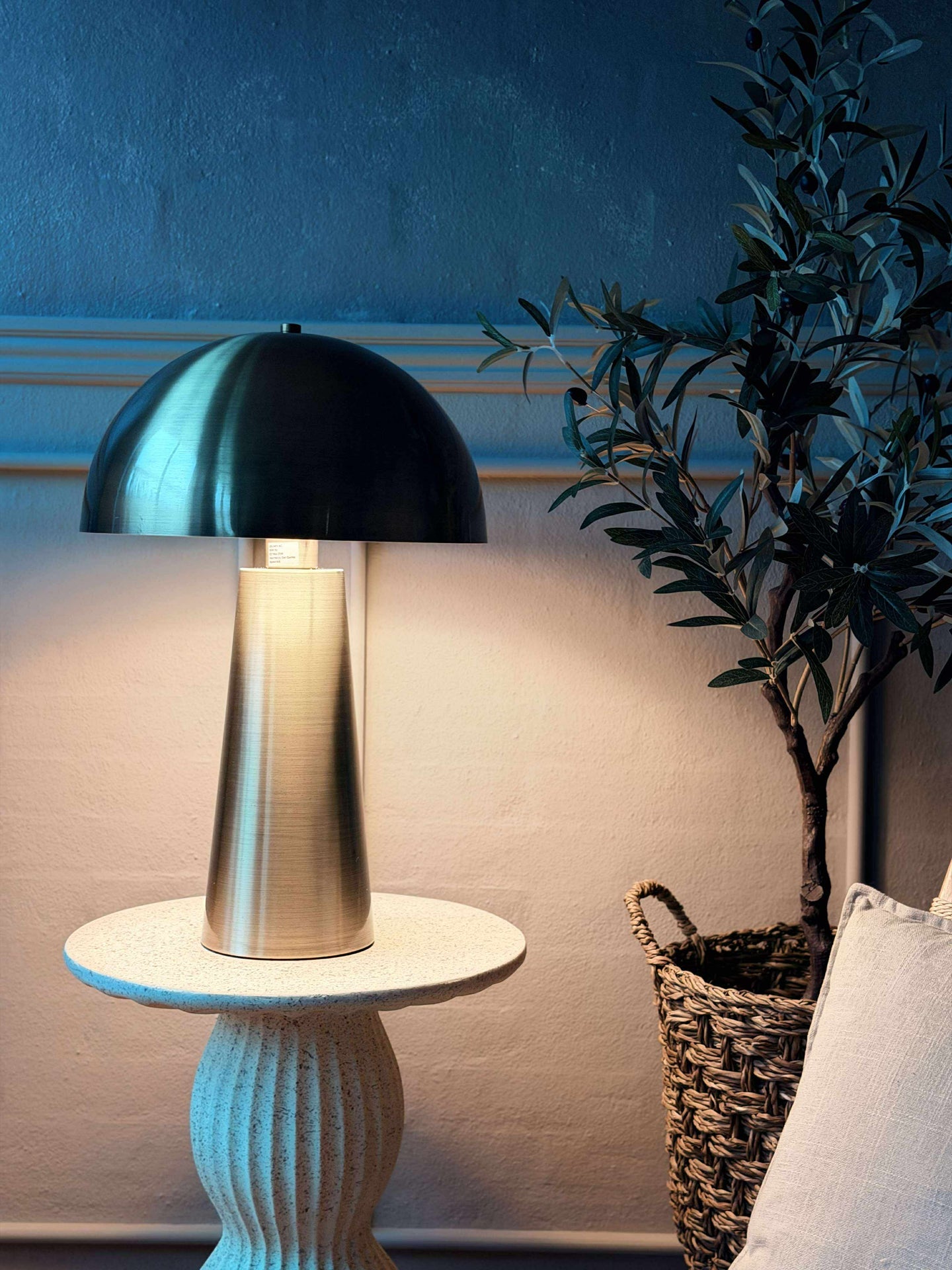 Stor bordlampe - Gold
