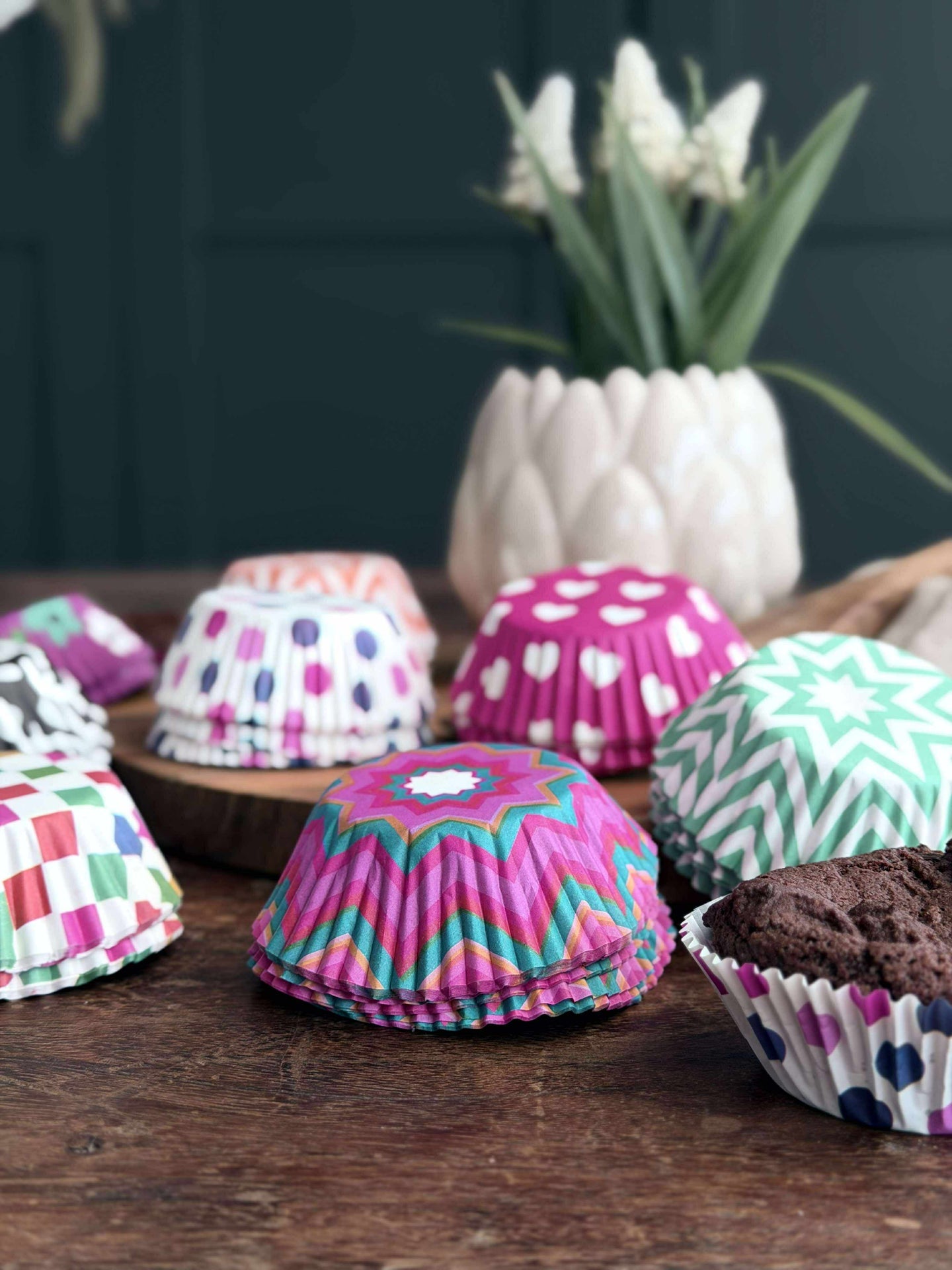 Muffinsformer 60 stk - Color mix