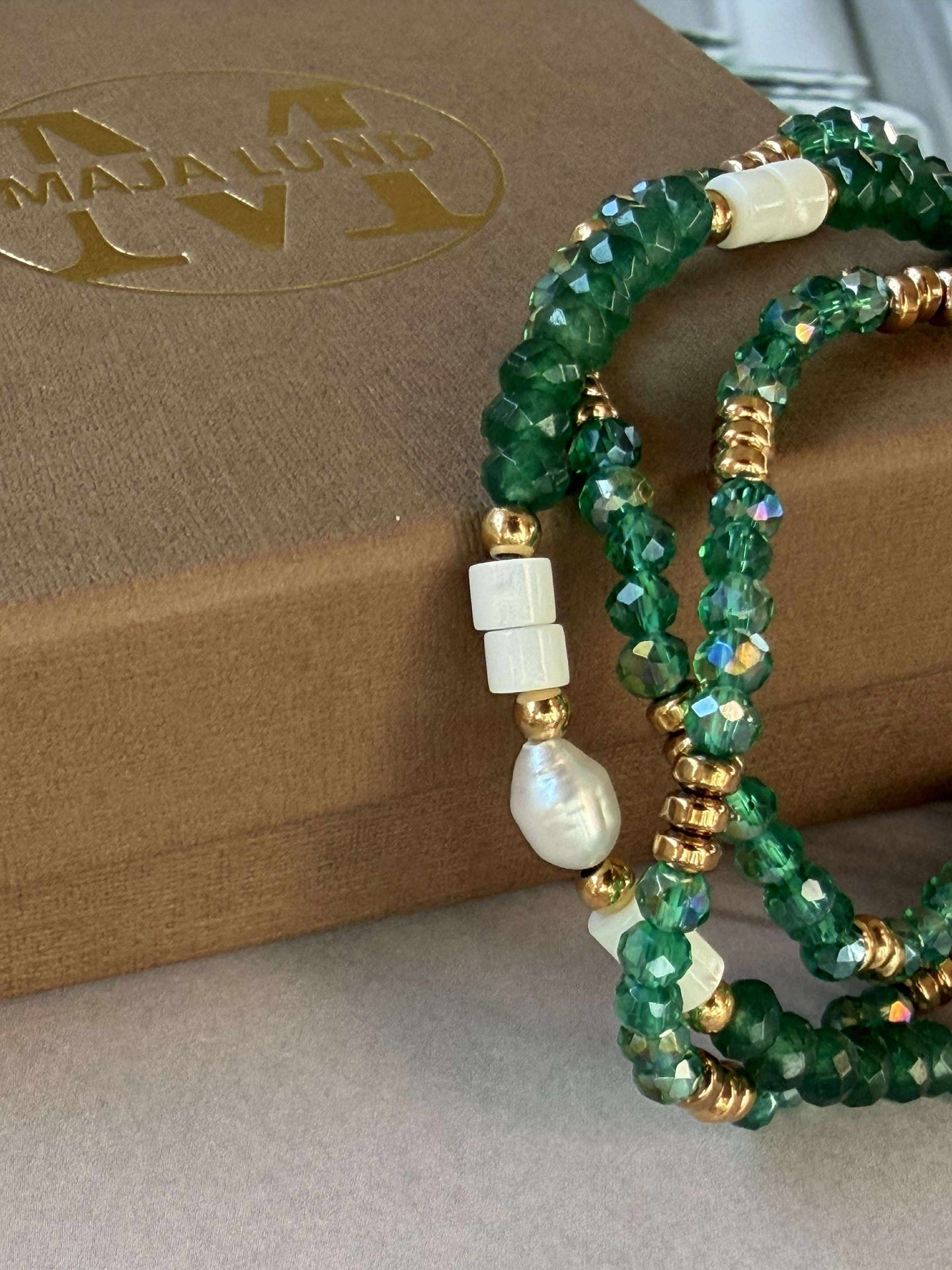 Armbånd Sarabella Emerald – Sett med 3 stk