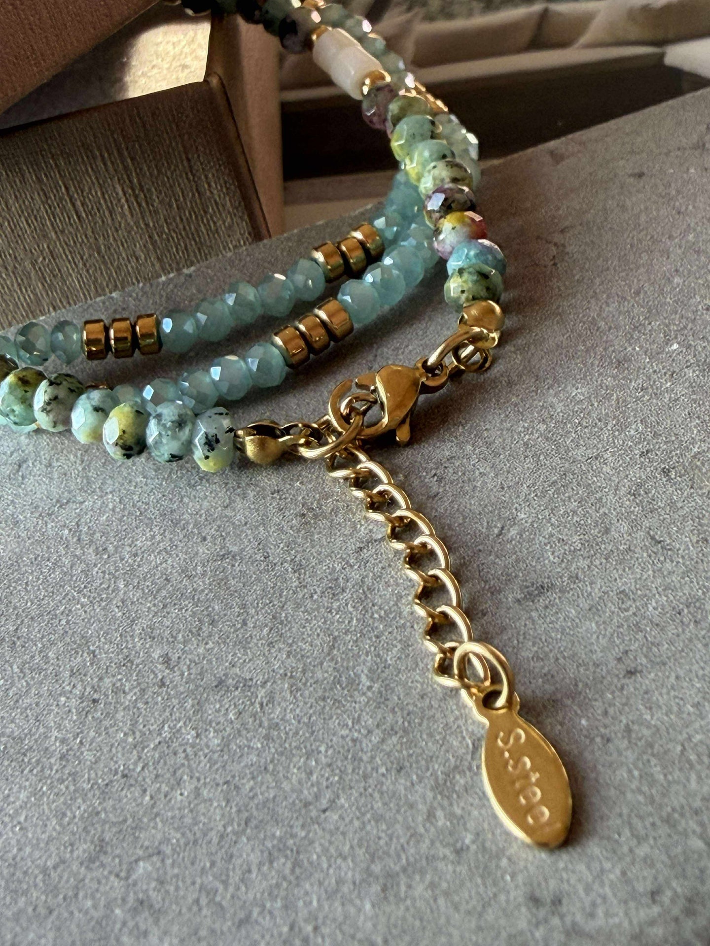 Armbånd Sarabella Aqua – Sett med 3 stk
