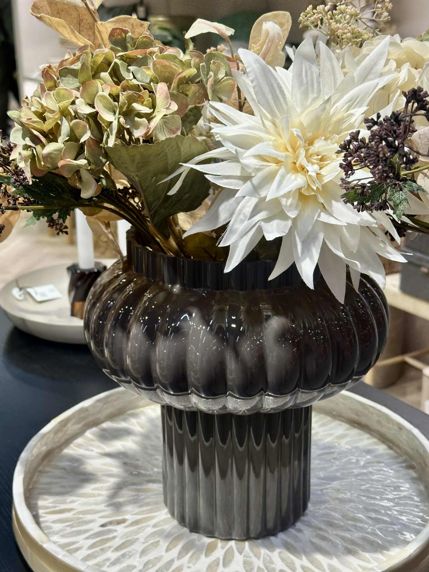 Vase munnblåst